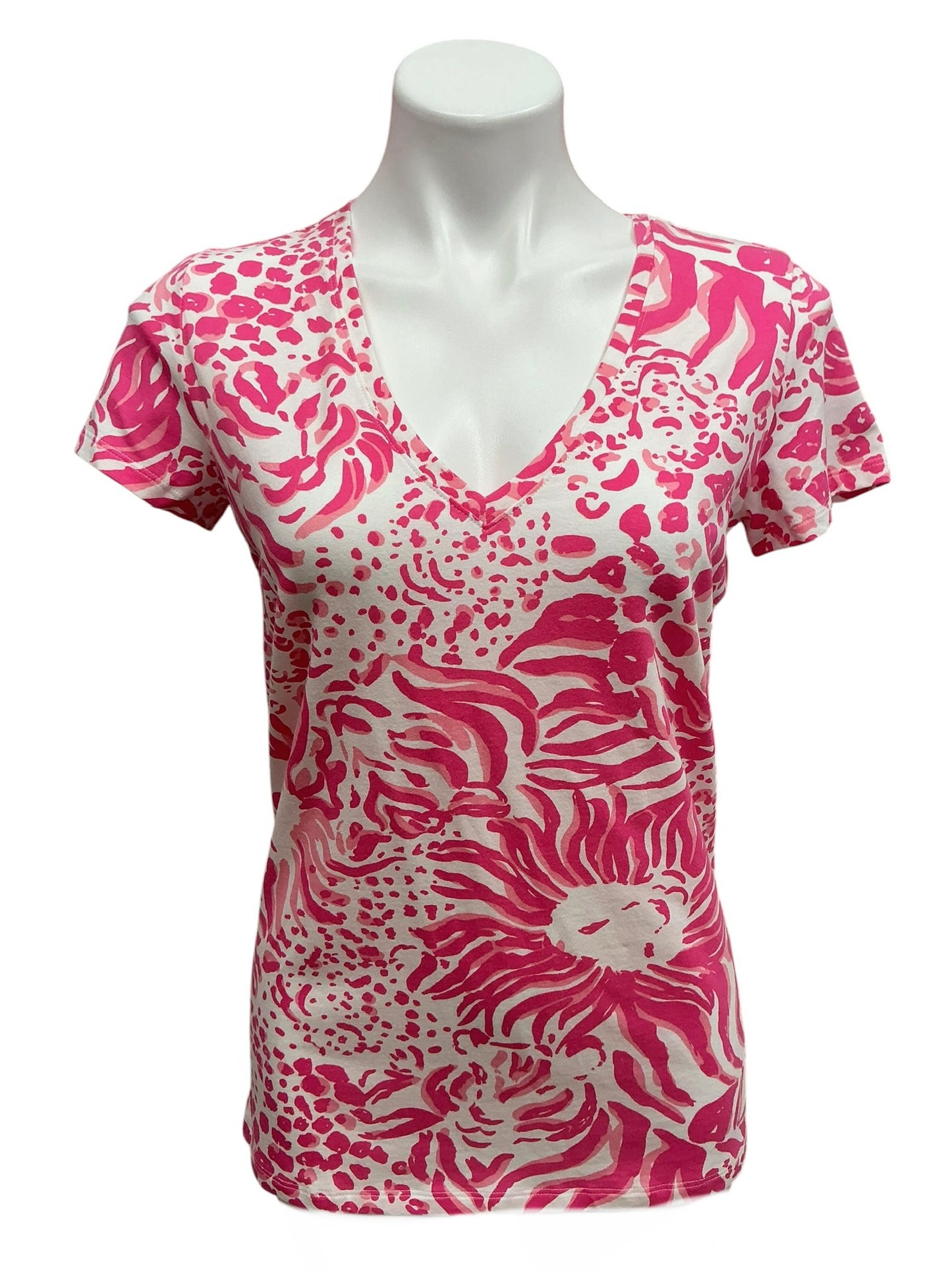 Lilly Pulitzer NWT Michele Top Resort White Get Spotted - Size M