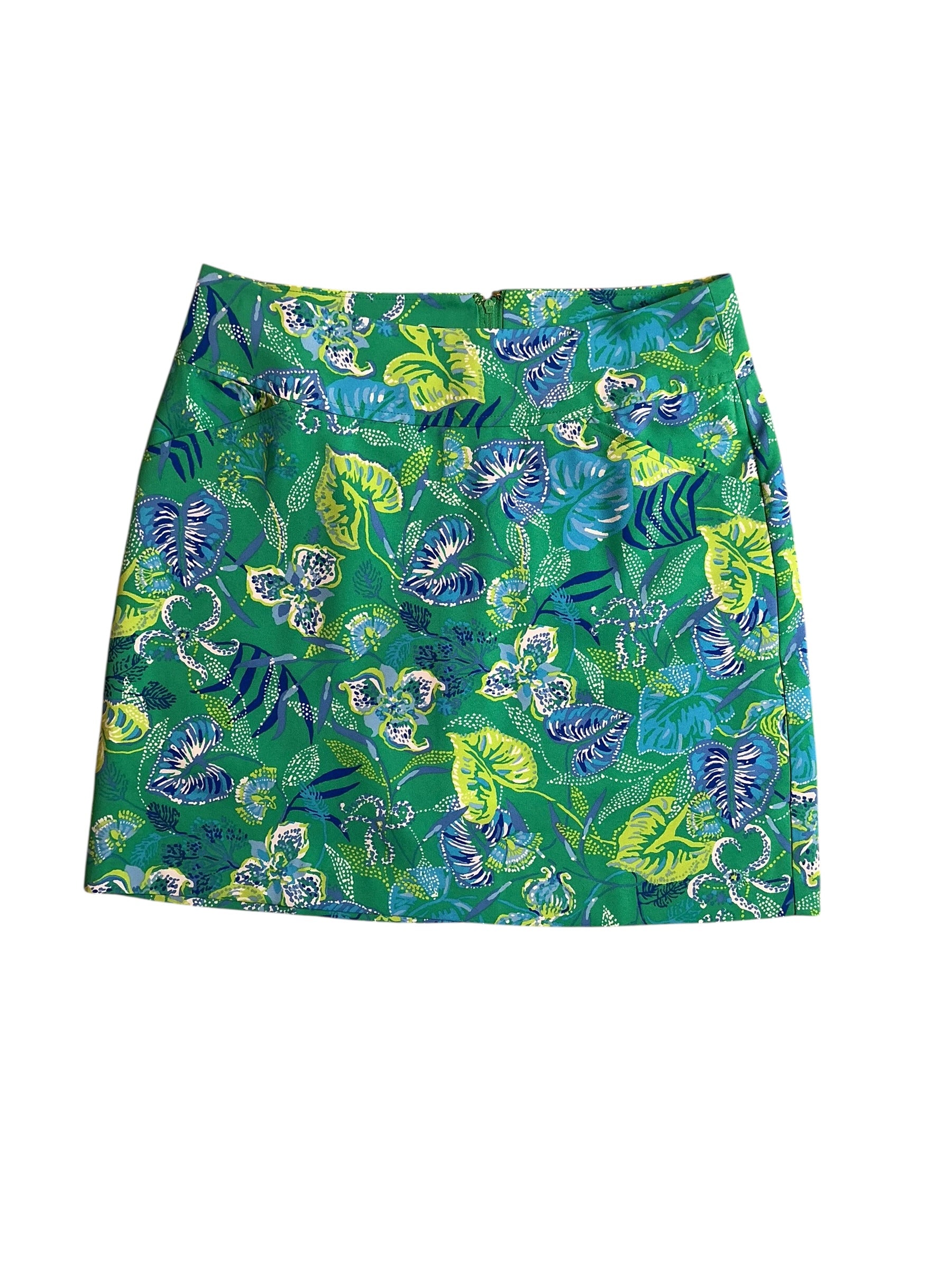 Lilly Pulitzer NWT Jonas Stretch Skort Botanical Green In A Flutter - Size 6