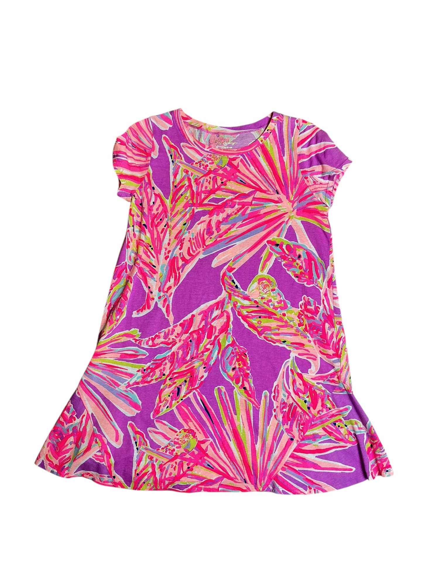 Lilly Pulitzer Girls Dress Amethyst Sunseekers - Size XL (12-14)