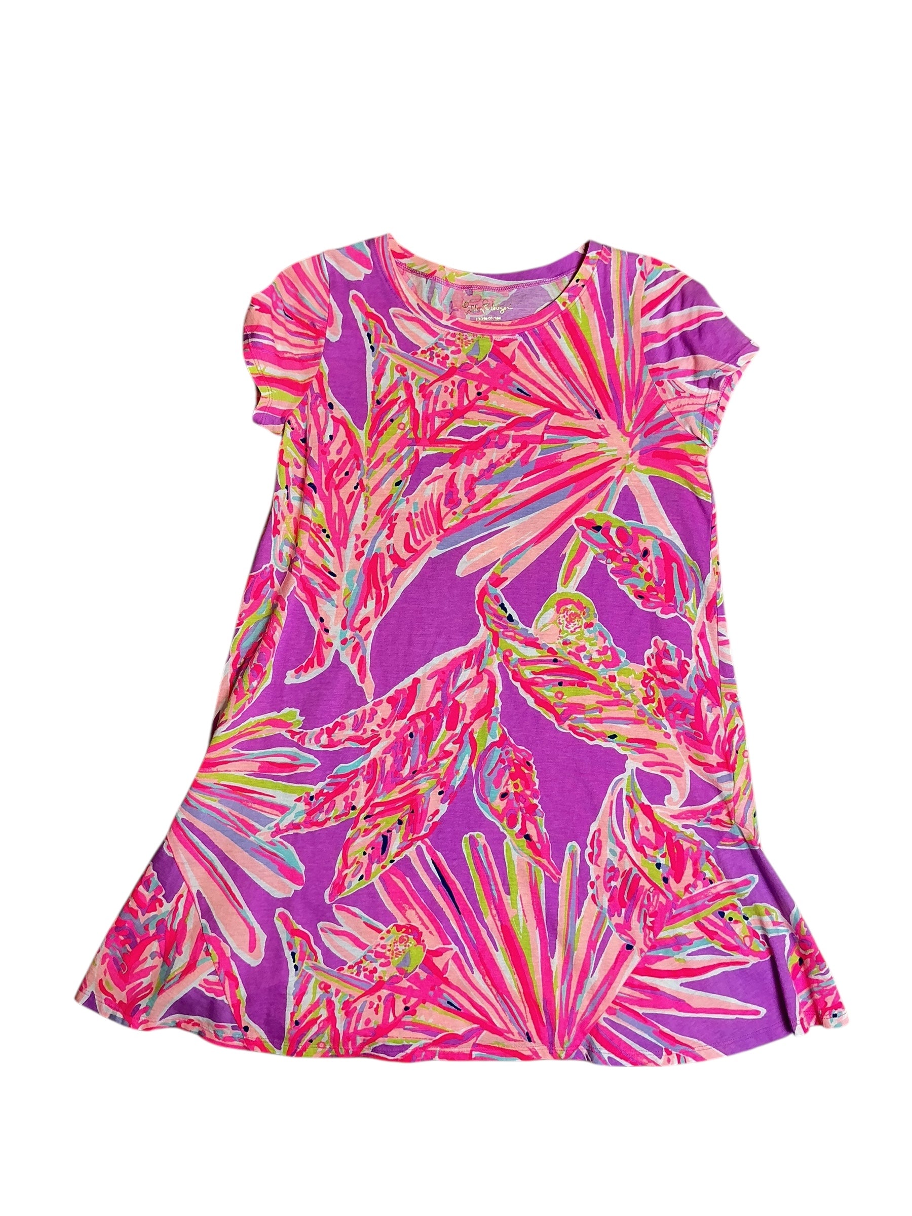 Lilly Pulitzer Girls Dress Amethyst Sunseekers - Size XL (12-14)