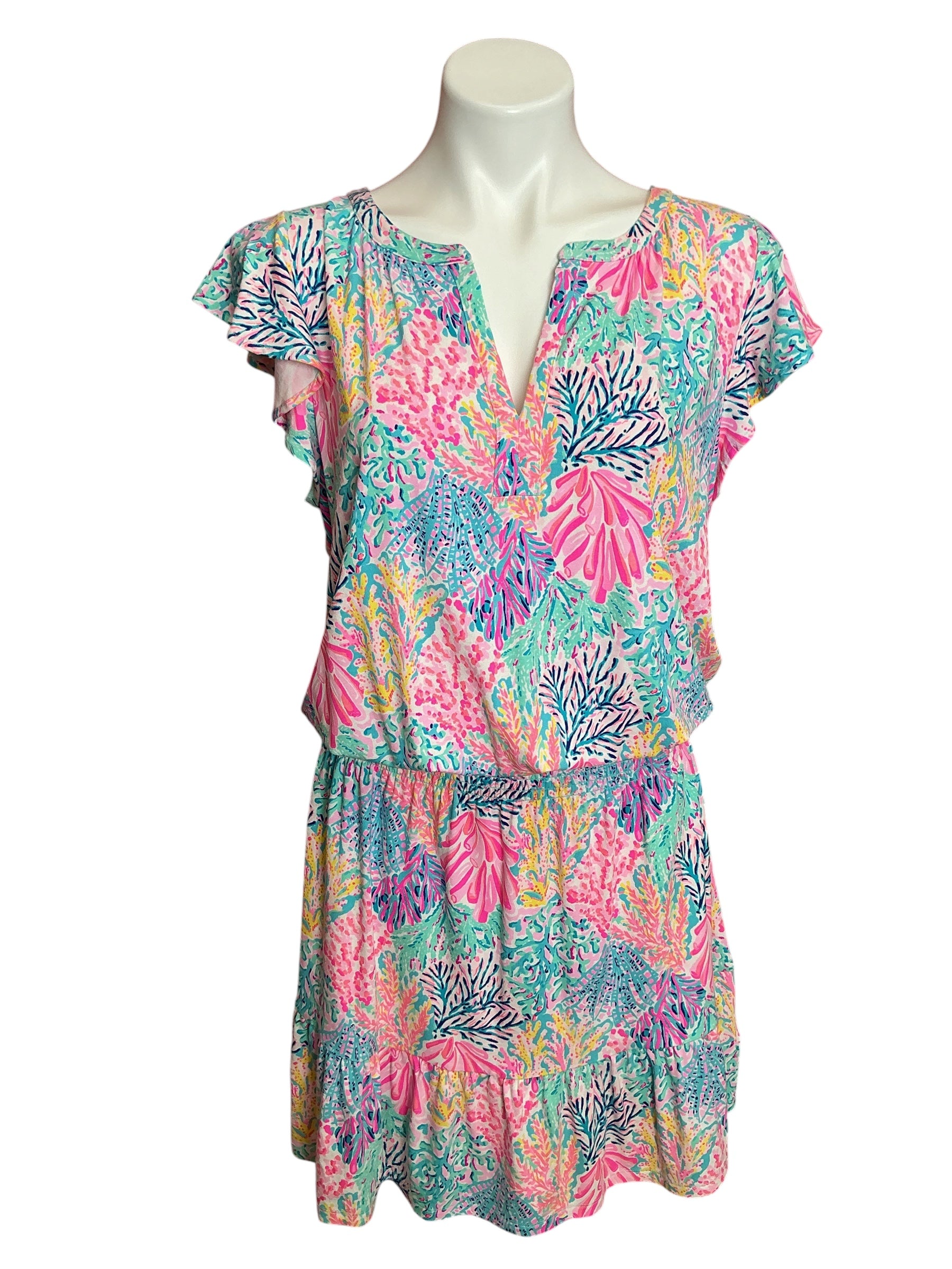 Lilly Pulitzer Ravi Romper Splashdance - Size L