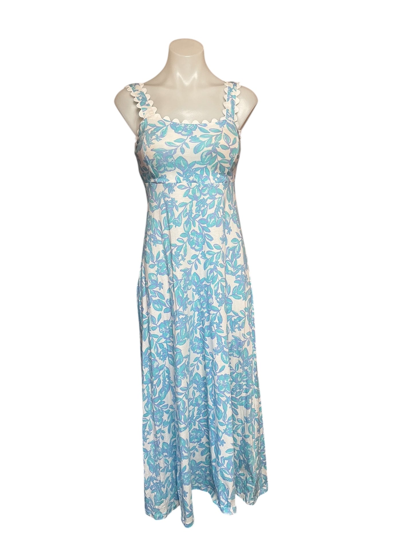 Lilly Pulitzer Dwyer Midi Dress - Jacaranda Blue Simply The Zest - Size XS