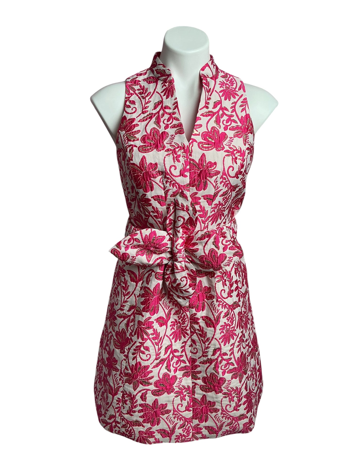 Lilly Pulitzer- NWT Tazie Dress Sunshell Pink Sunseeker Jacquard Size 0