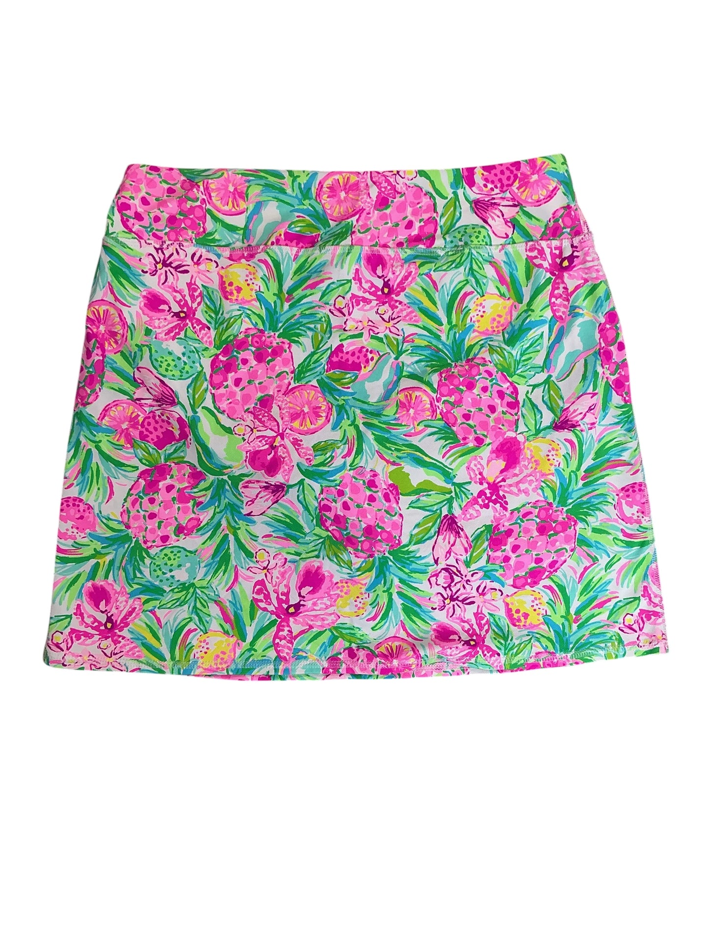 Lilly Pulitzer NWT Maryana Skort UPF 50+ Resort White Pear Necessities Splendor In The Sand - Size M