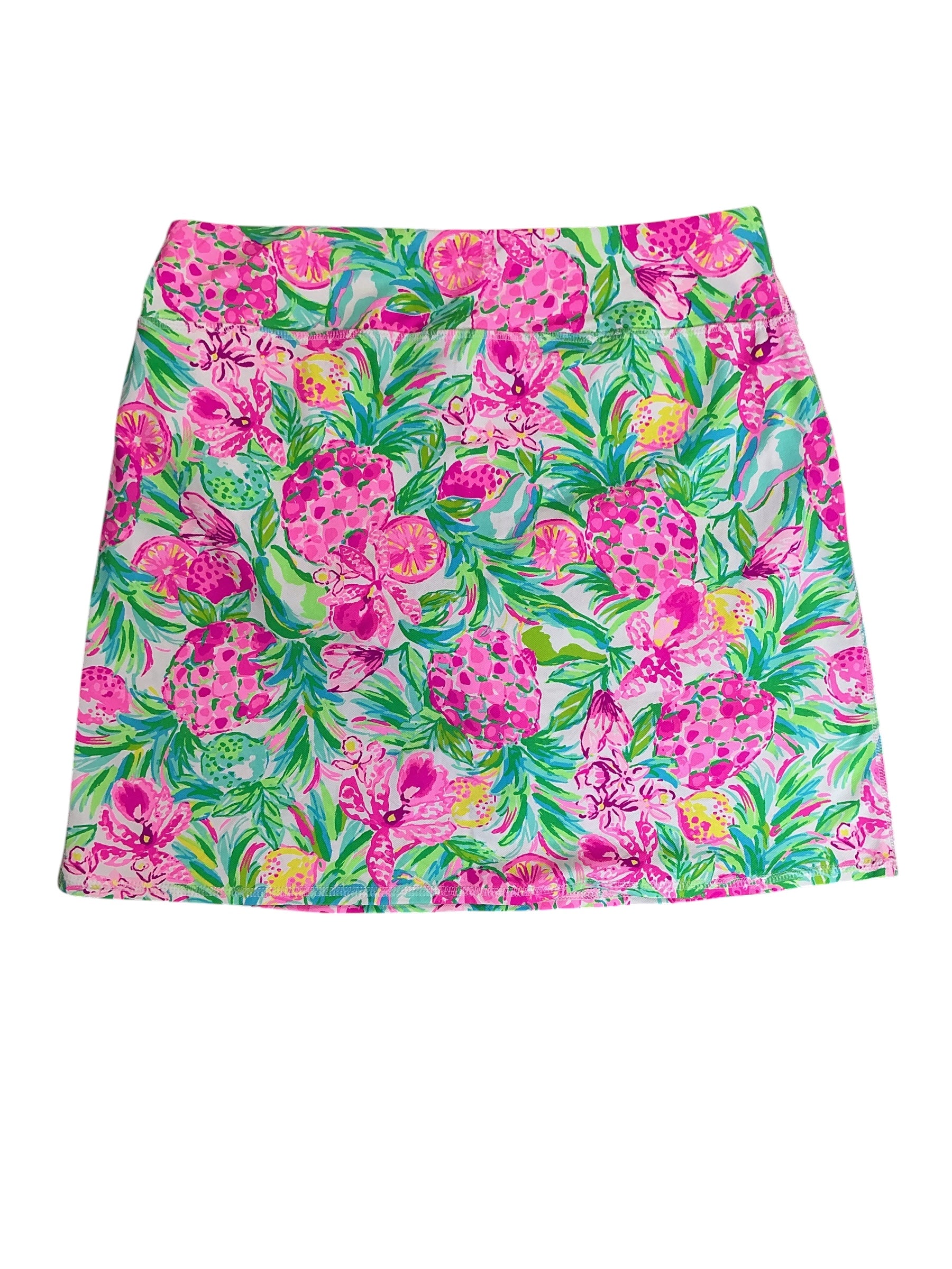 Lilly Pulitzer NWT Maryana Skort UPF 50+ Resort White Pear Necessities Splendor In The Sand - Size M