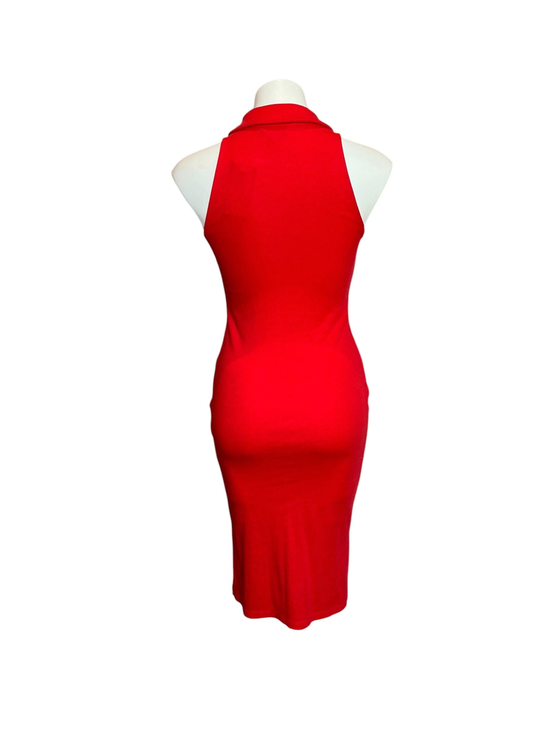 Lilly Pulitzer Reema Sleeveless Polo Dress Mizner Red - Size XXS