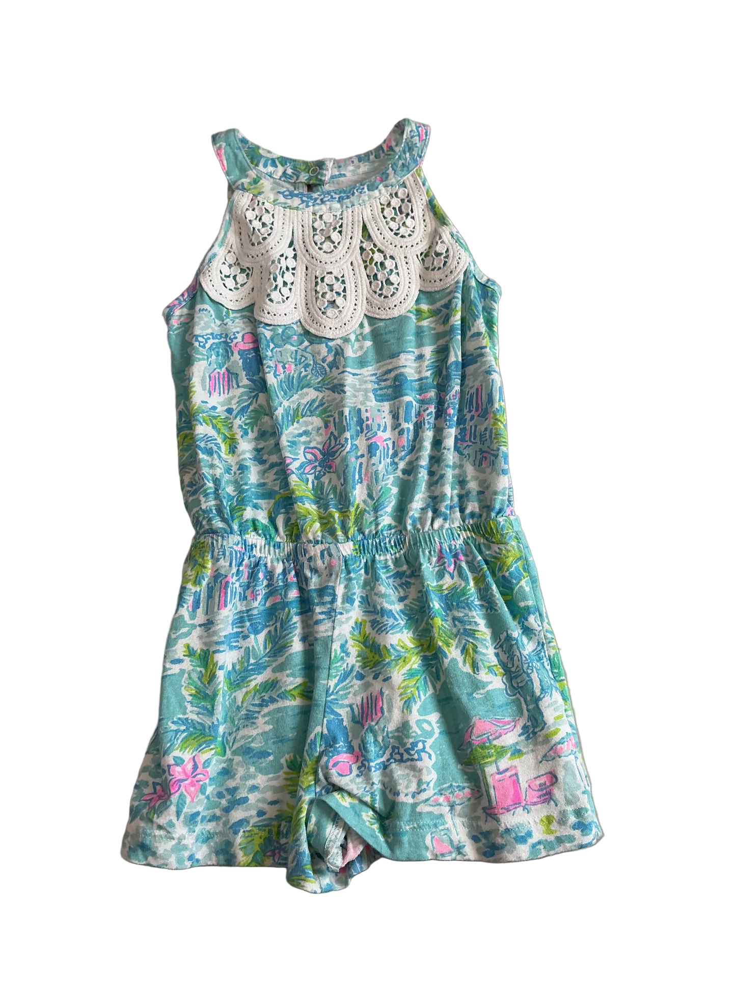 Lilly Pulitzer Girls Romper - Size XS (2-3)