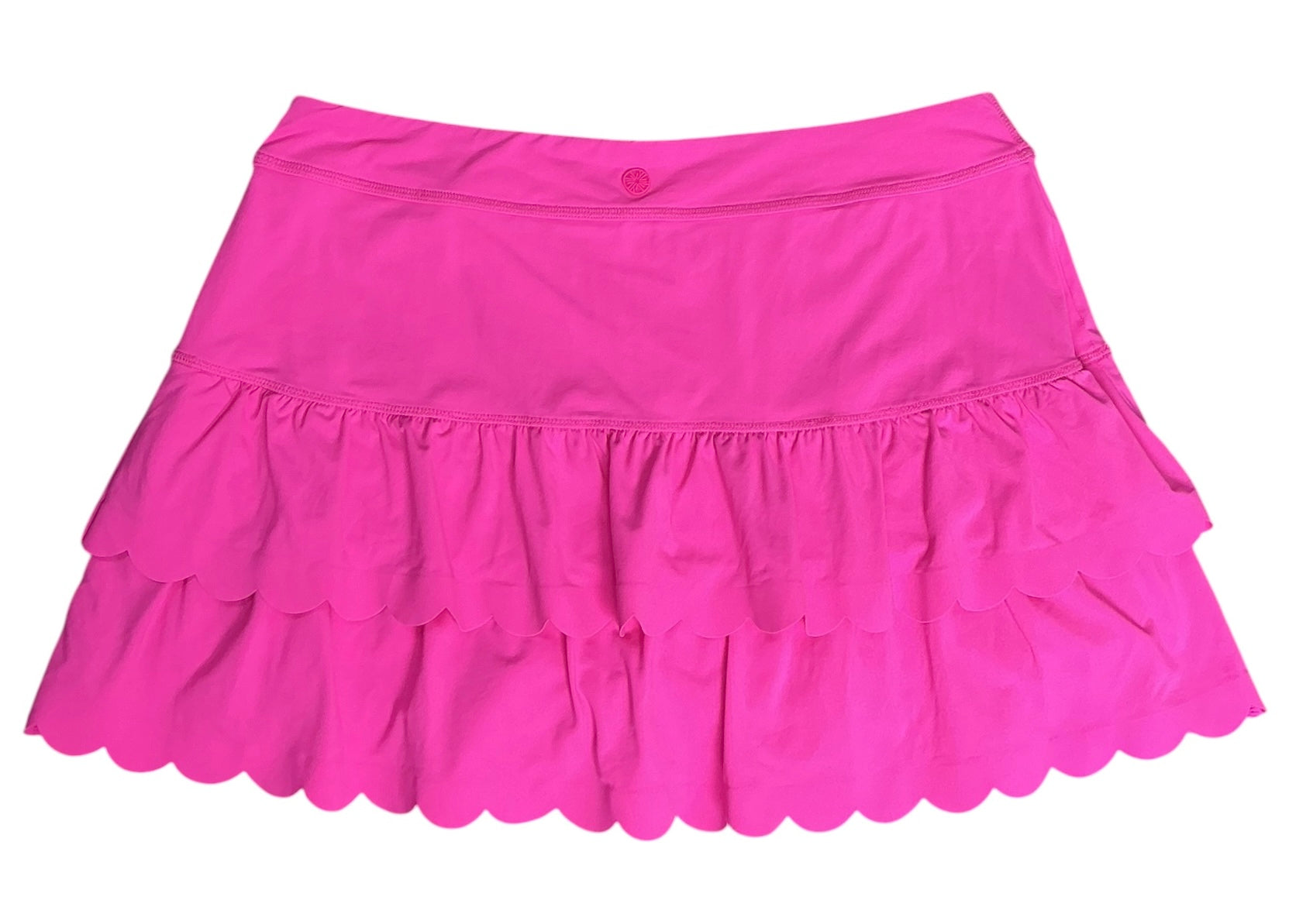 Lilly Pulitzer UPF 50+ Luxletic Miesha Scallop Skort Aura Pink - Size L