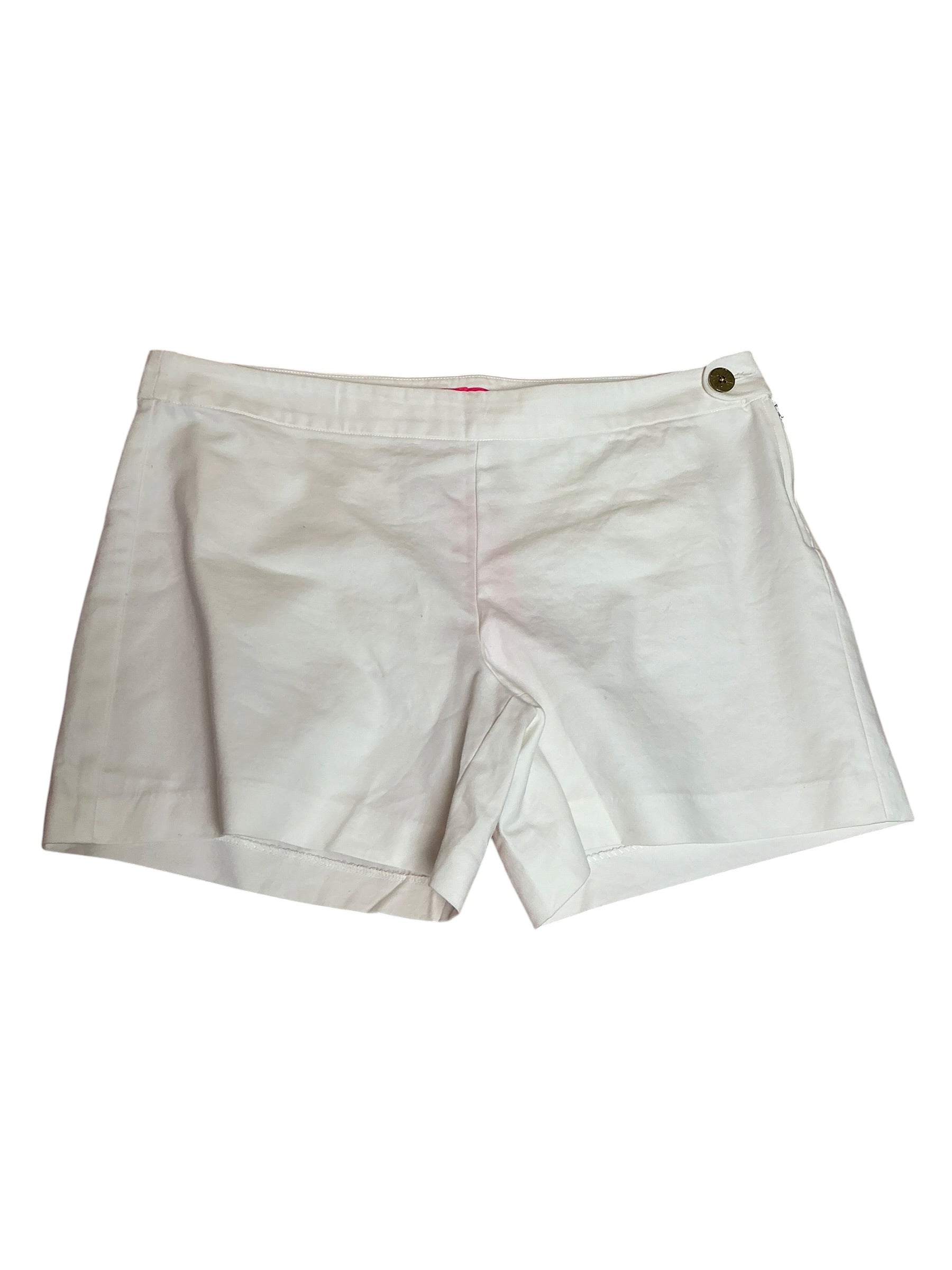 Lilly Pulitzer NWT Alessi Stretch Short Resort White - Size 10