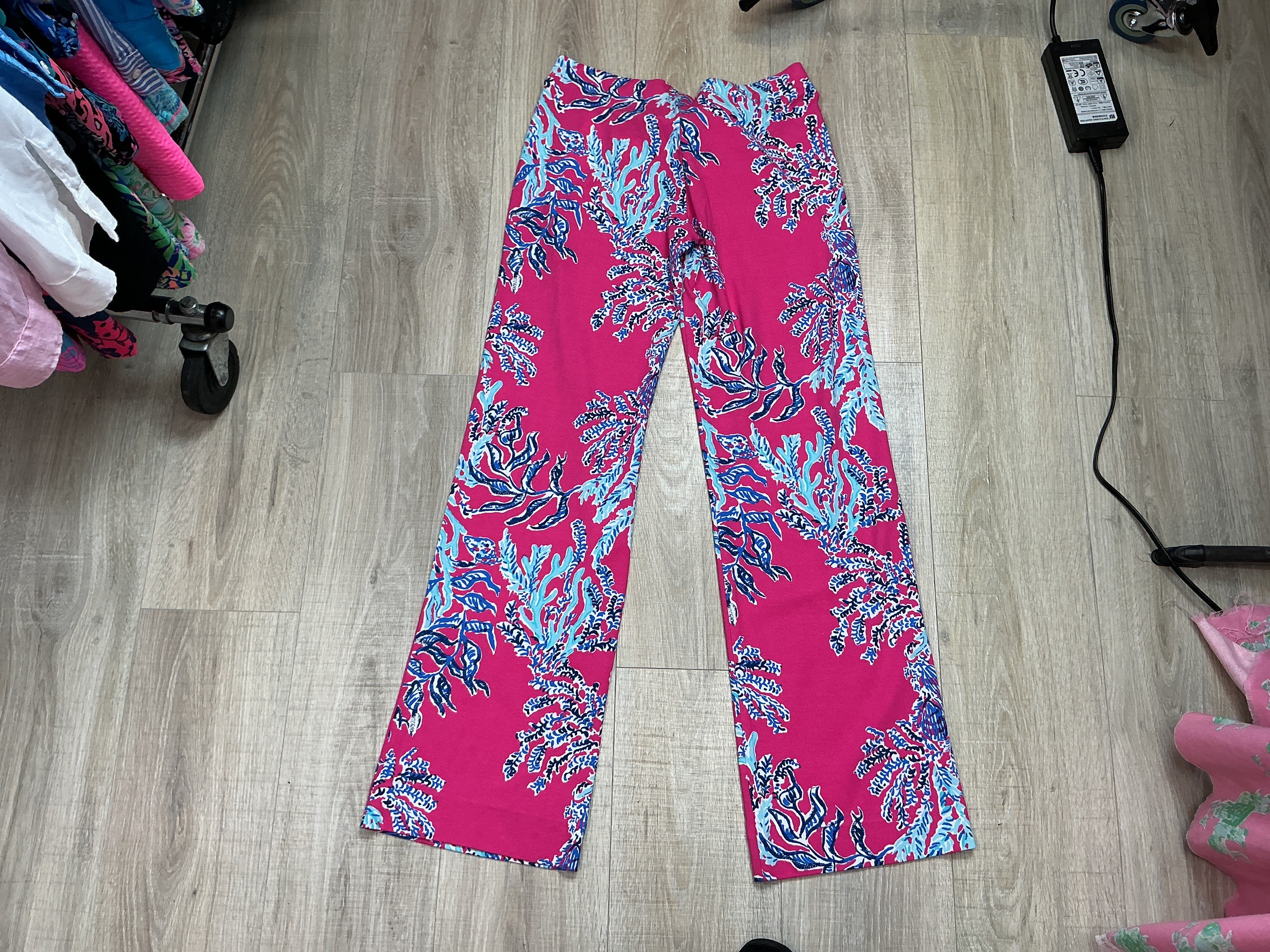 Lilly Pulitzer NWT Georgia May Palazzo Pant Capri Pink - Size M