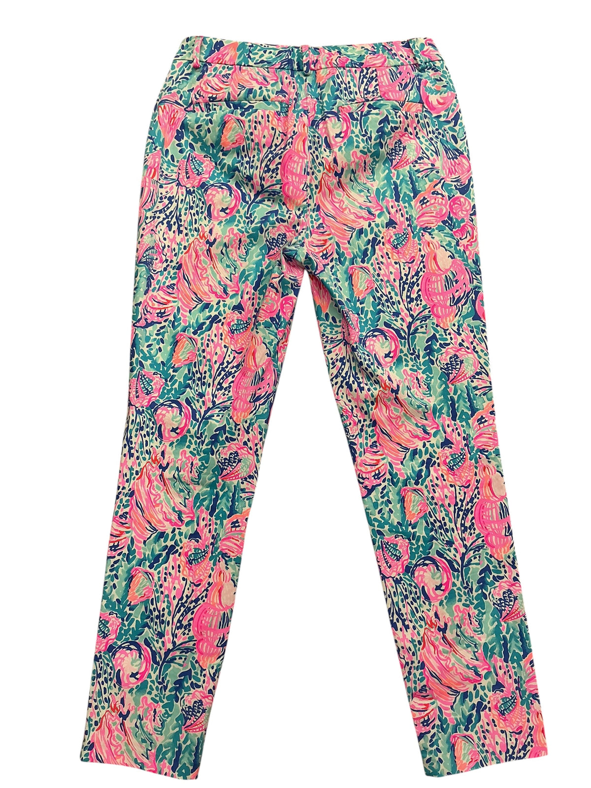 Lilly Pulitzer Worth Skinny Crop Pants Multi Treasure Trove - Size 6