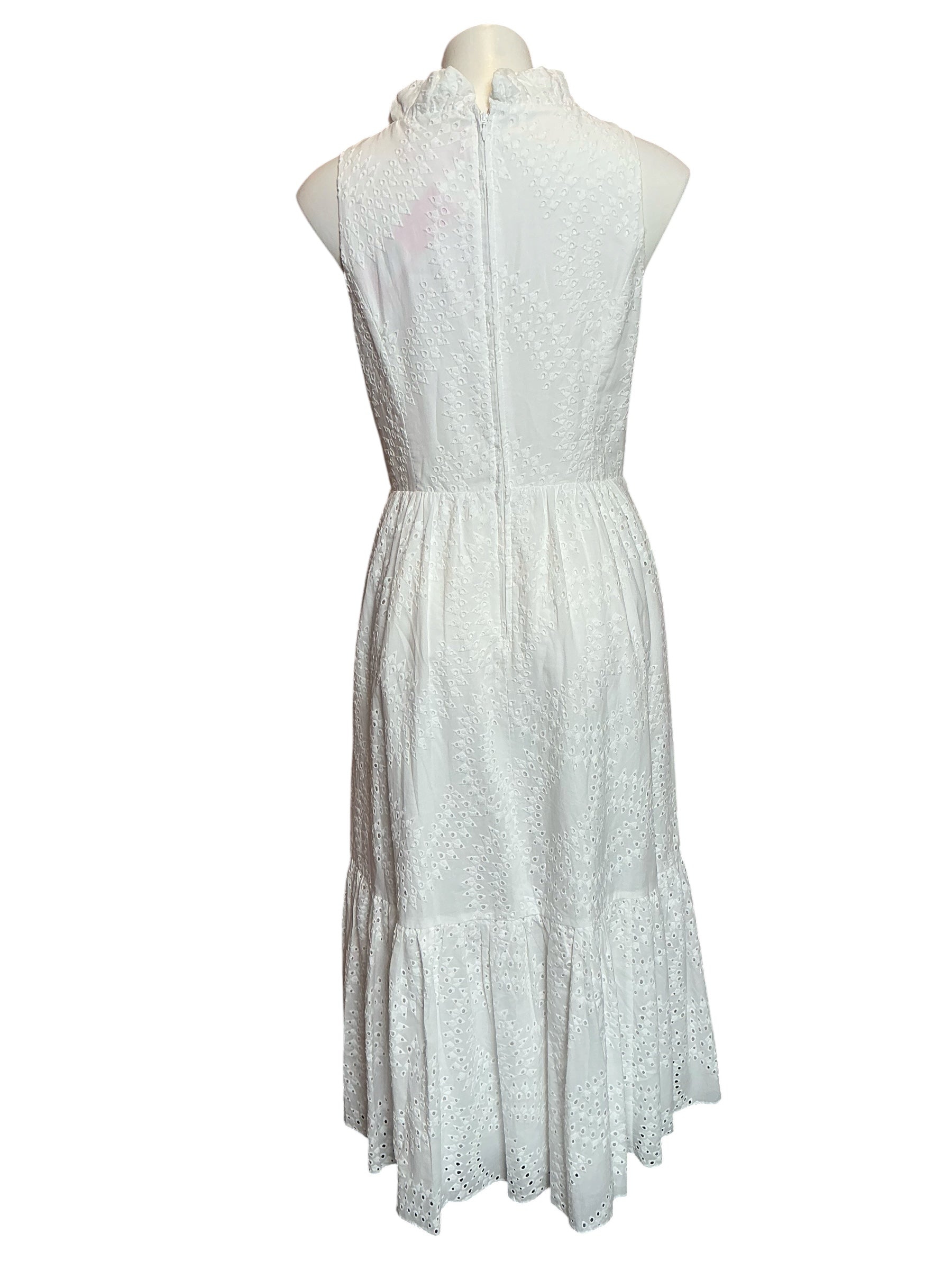 Lilly Pulitzer NWT Shandi Midi Dress Resort White Paradise Swirl Eyelet - Size 6