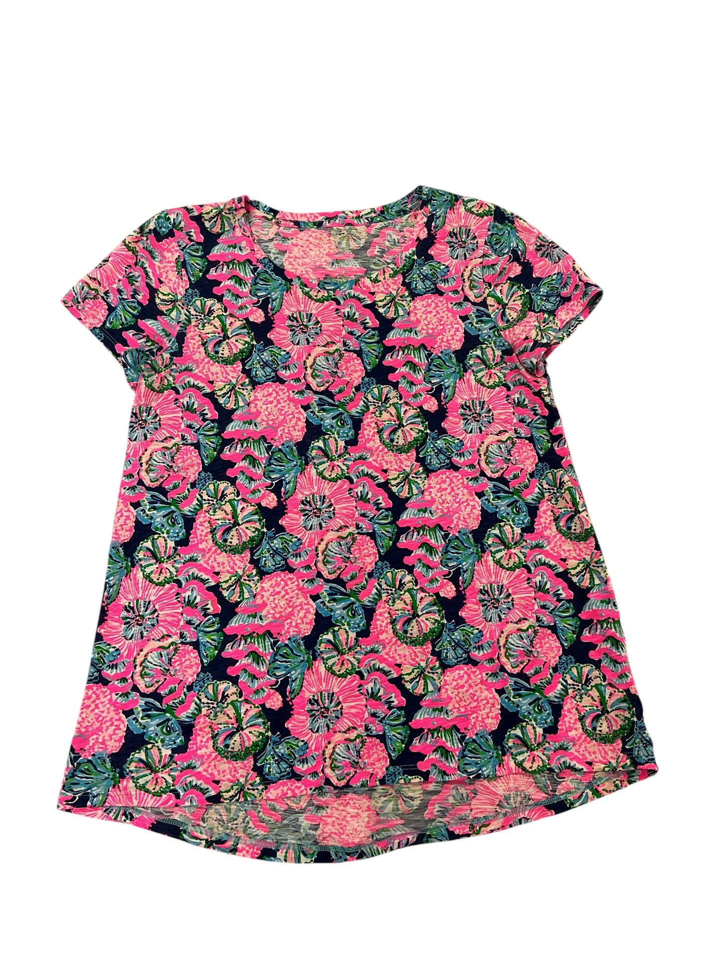 Lilly Pulitzer - Etta Scoop Neck - Oyster Bay Navy Bedroom With A View - Size S