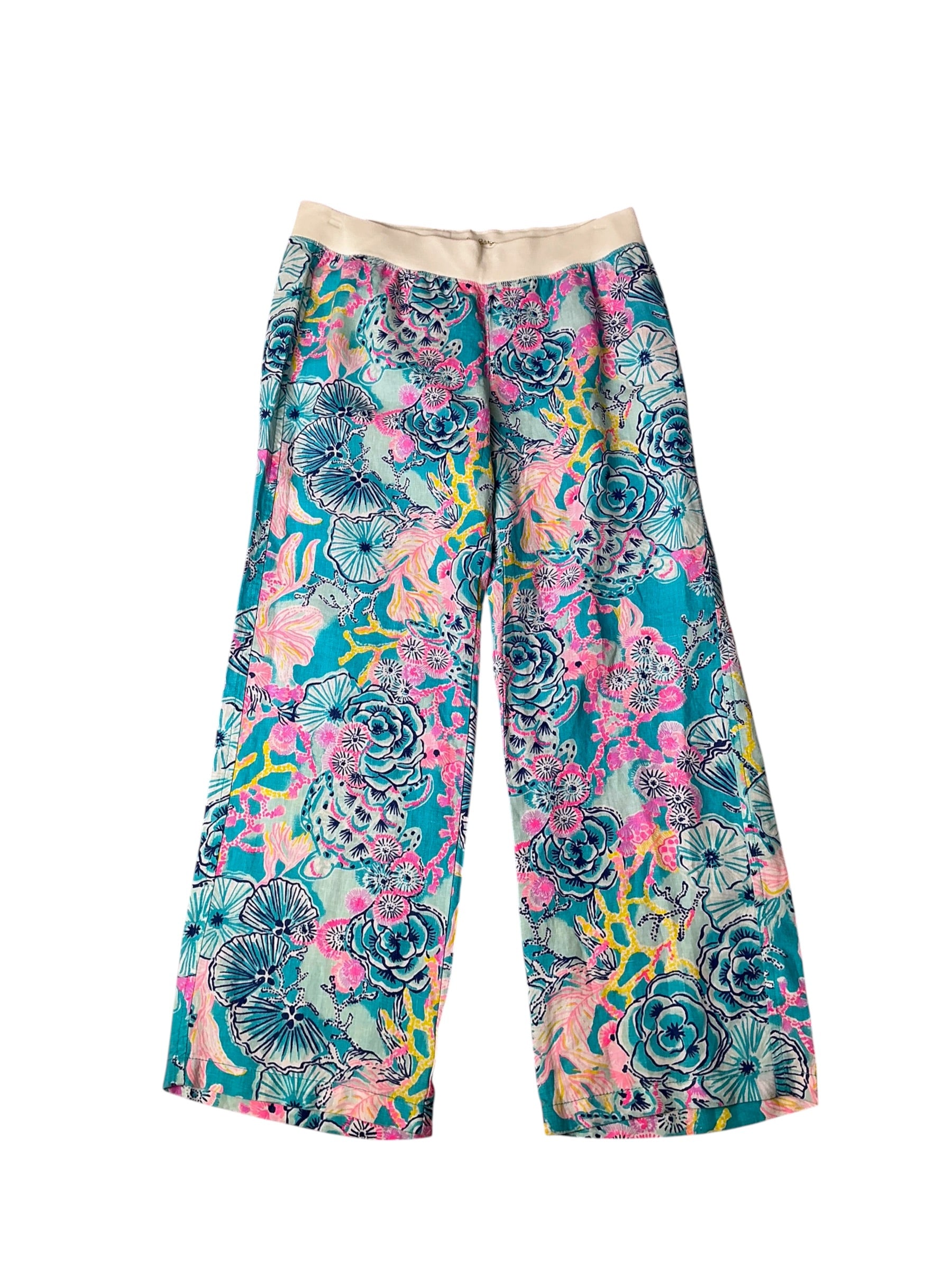 Lilly Pulitzer Beach Palazzo Pants It Was All A Dream - Size XL