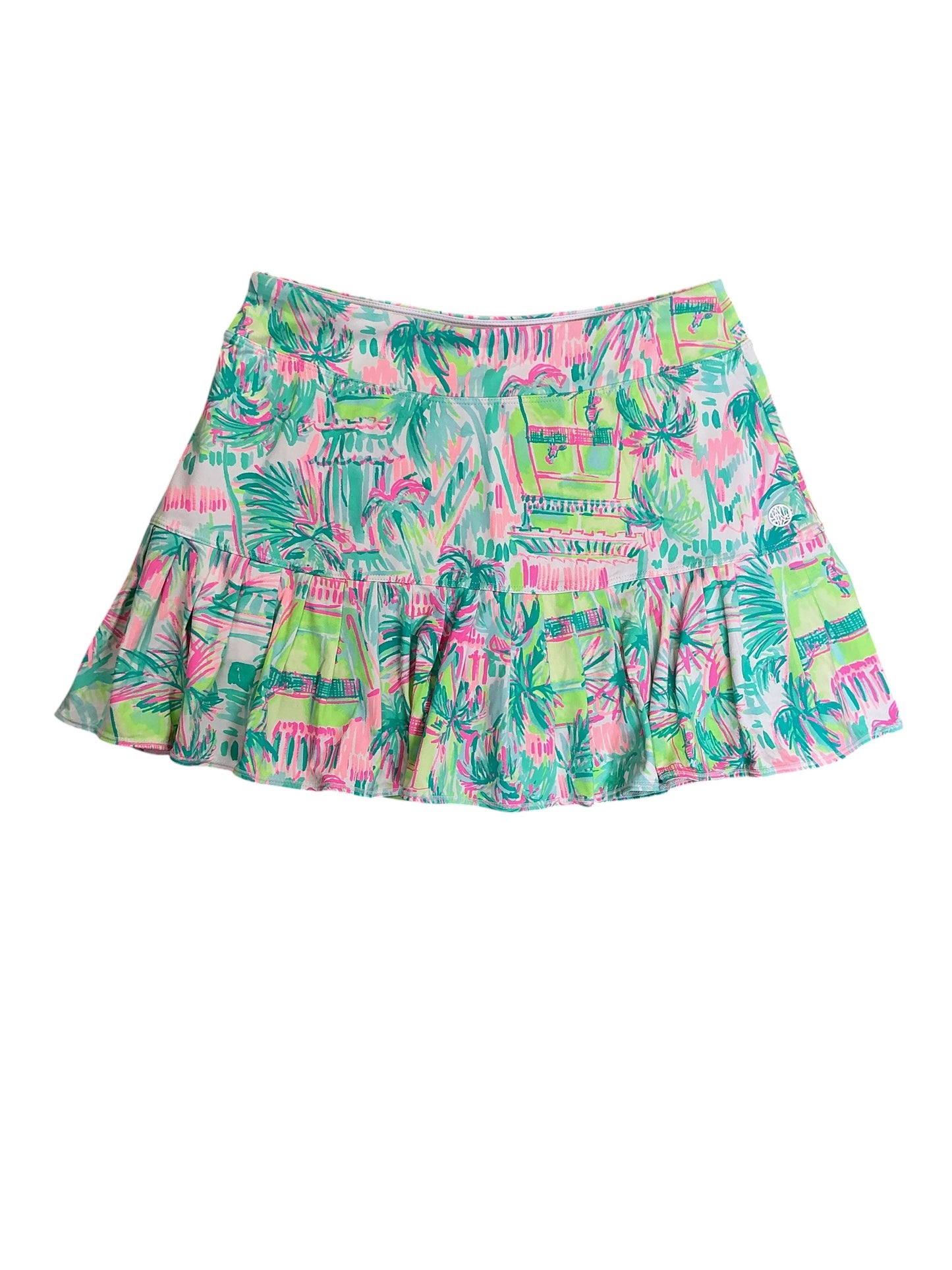 Lilly Pulitzer UPF 50+ Meryl Nylon Taye Skort Multi Perfect Match - Size S