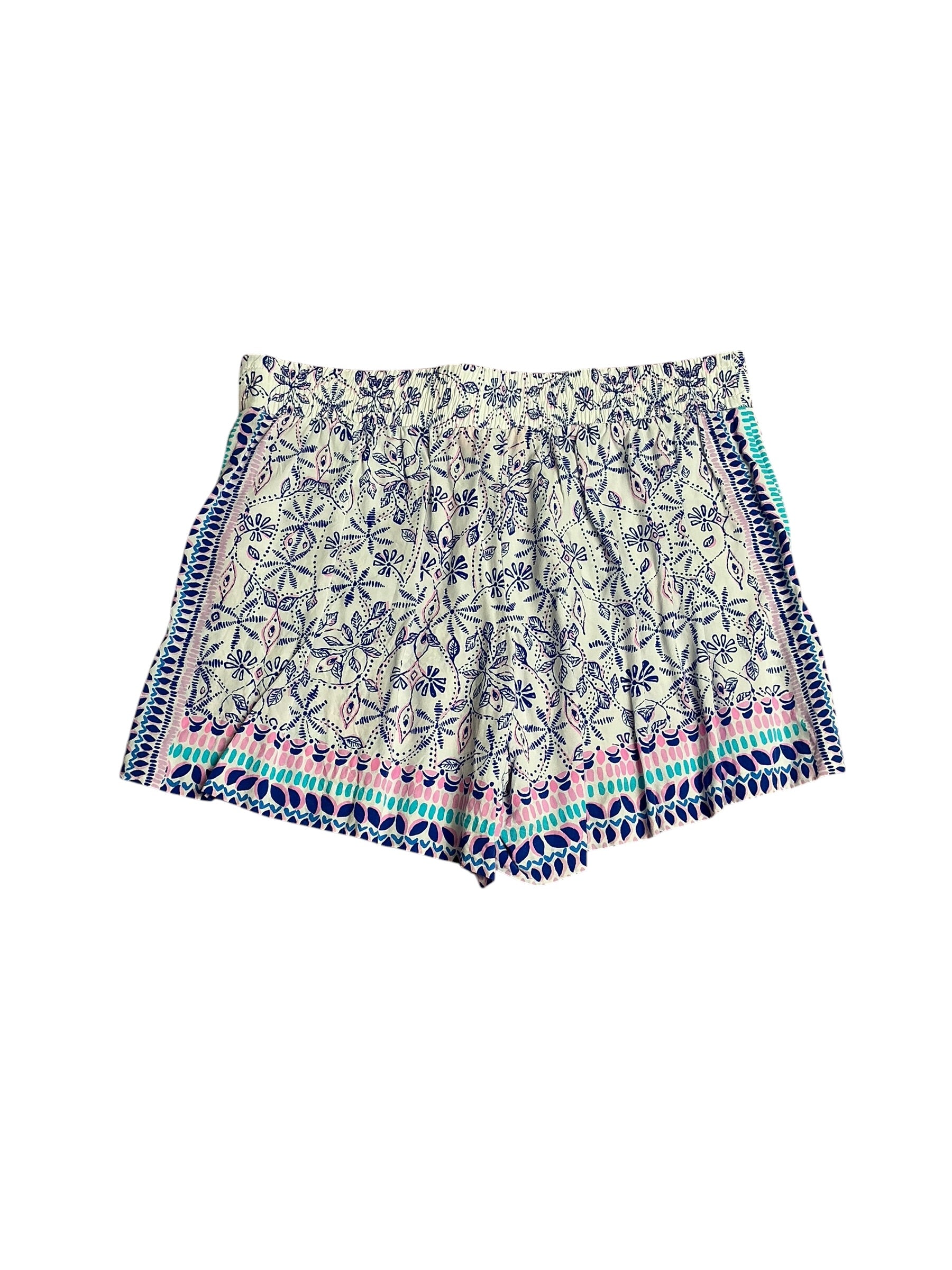 Lilly Pulitzer- Neilah Short Resort White Time To Shine Size M