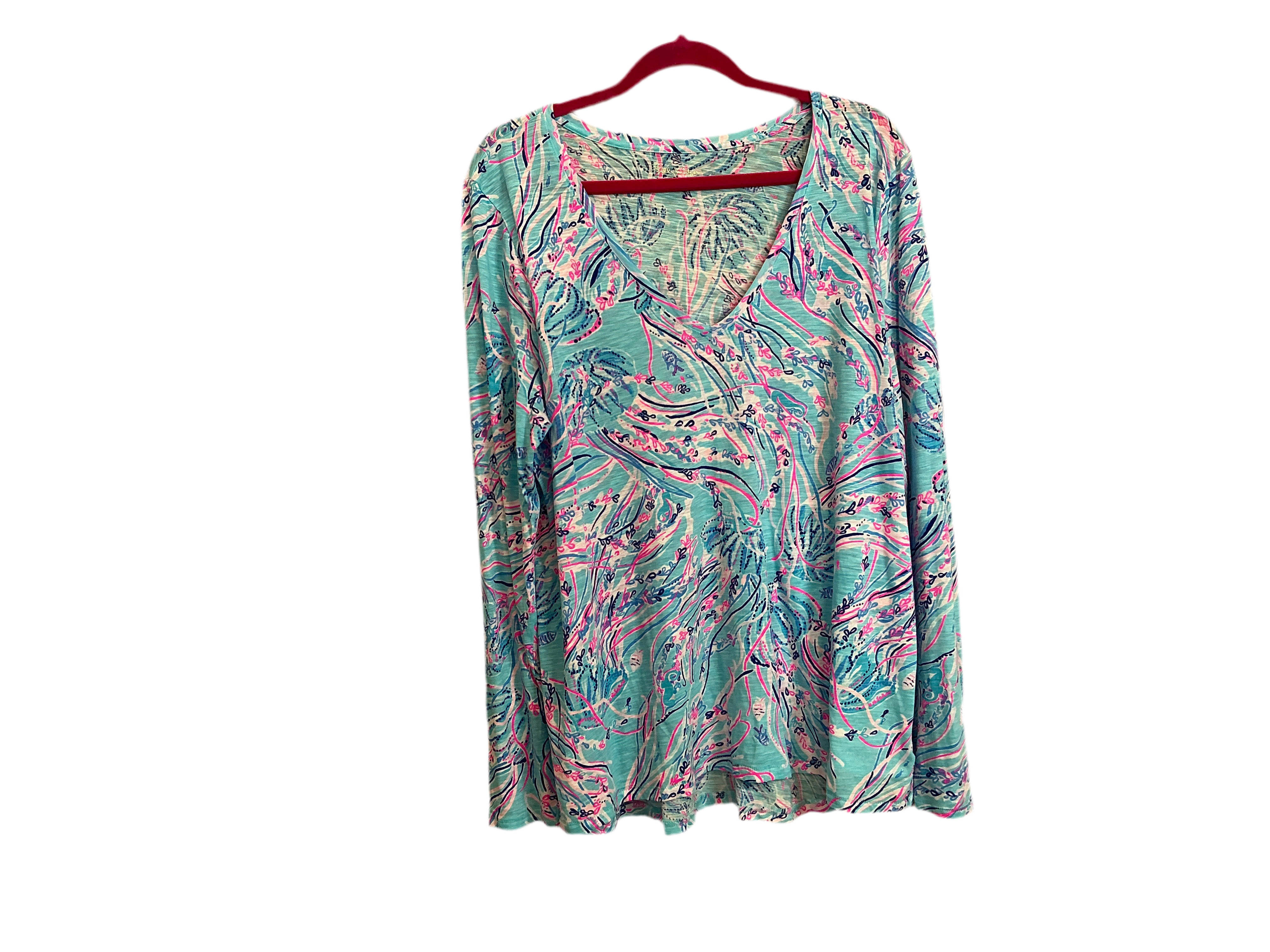 Lilly Pulitzer Long Sleeve Top - Size XL