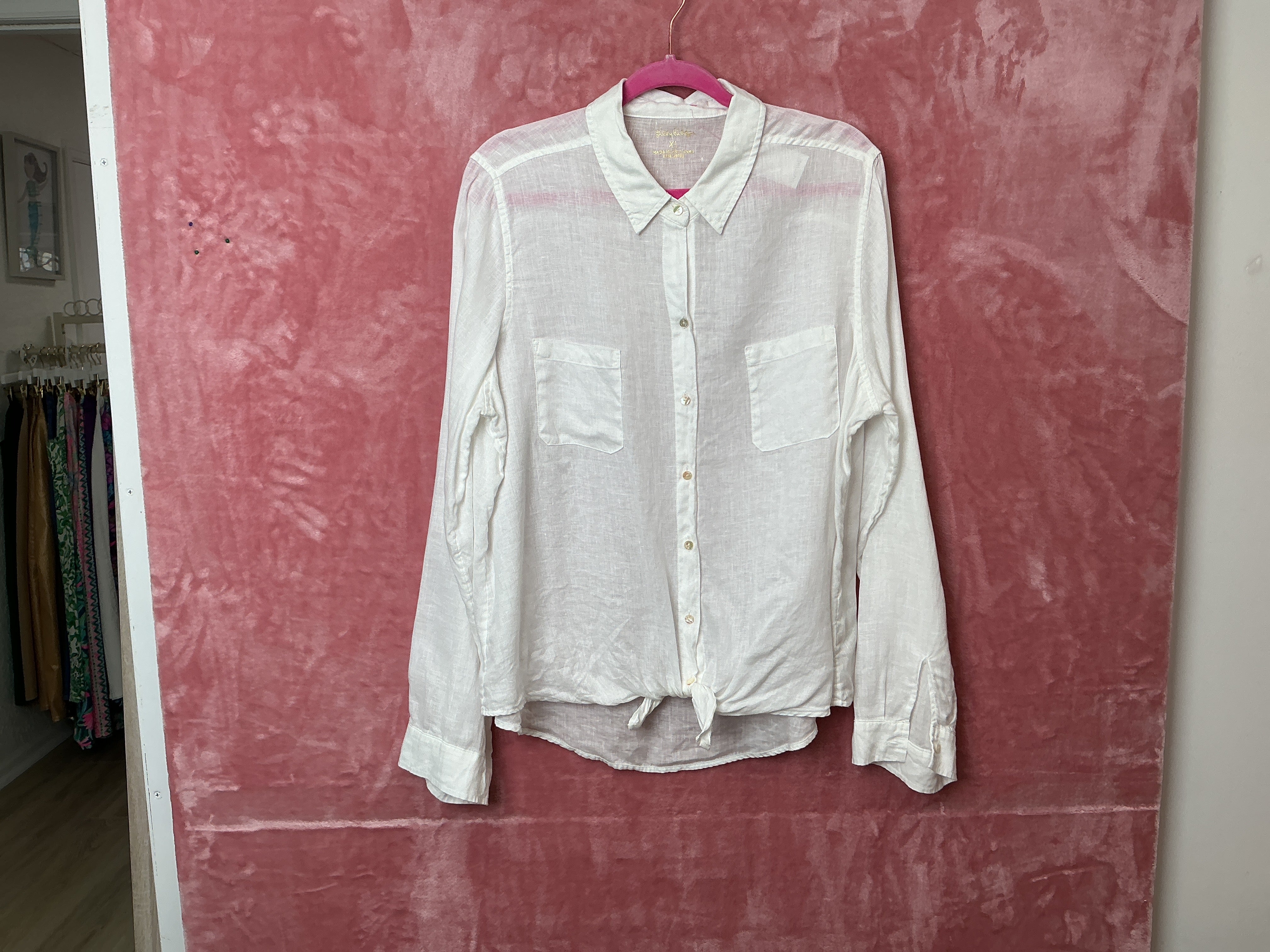 Lilly Pulitzer Long Sleeve Top - Size XL