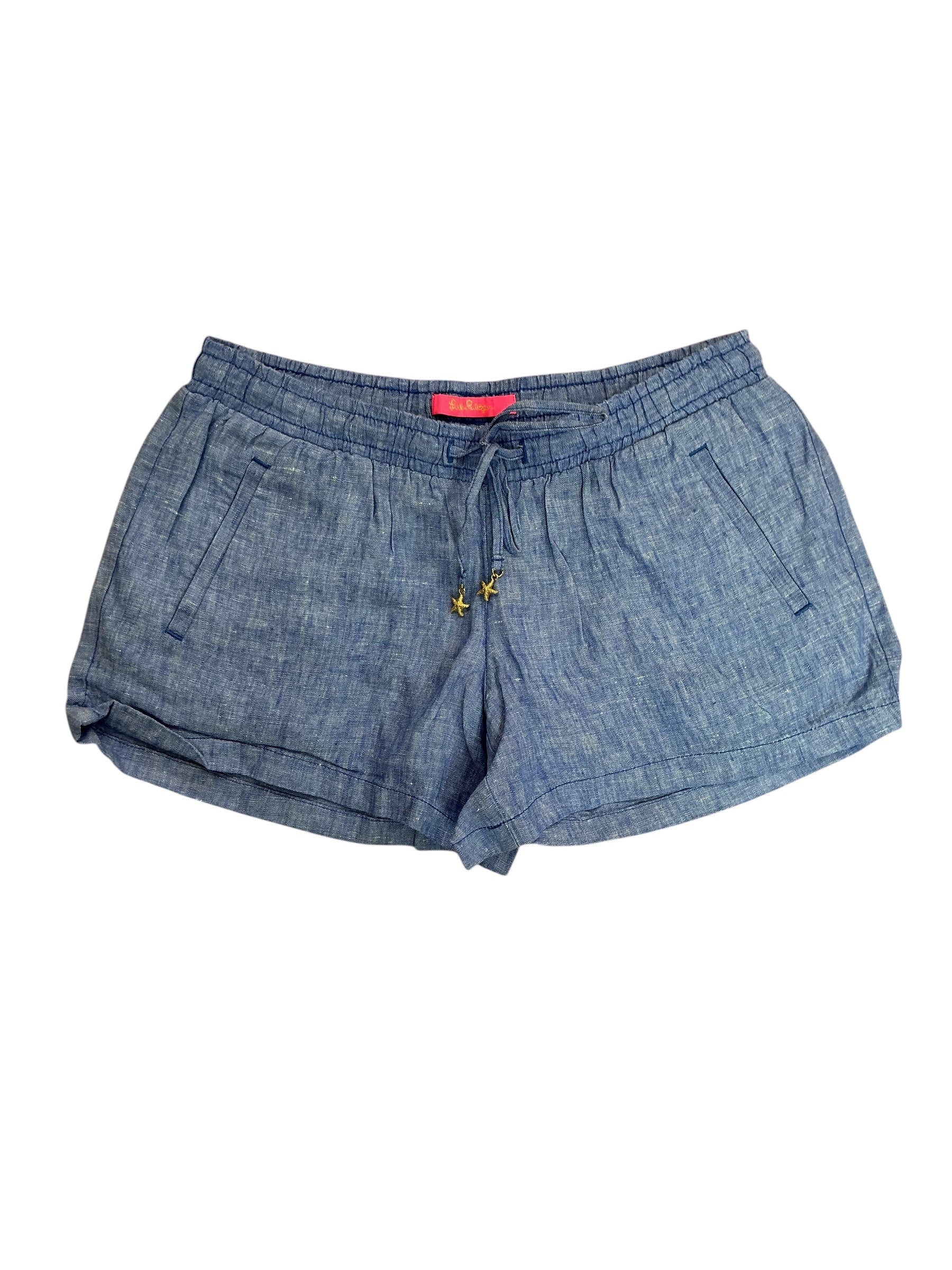 Lilly Pulitzer NWT Baybreeze Shorts Beckon Blue - Size M