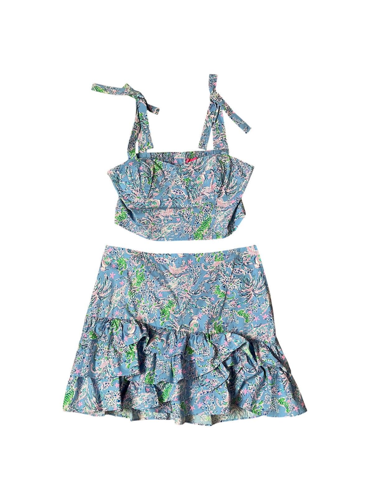 Lilly Pulitzer NWT Rosalie Blue Peri The Turtle Package - Size 16