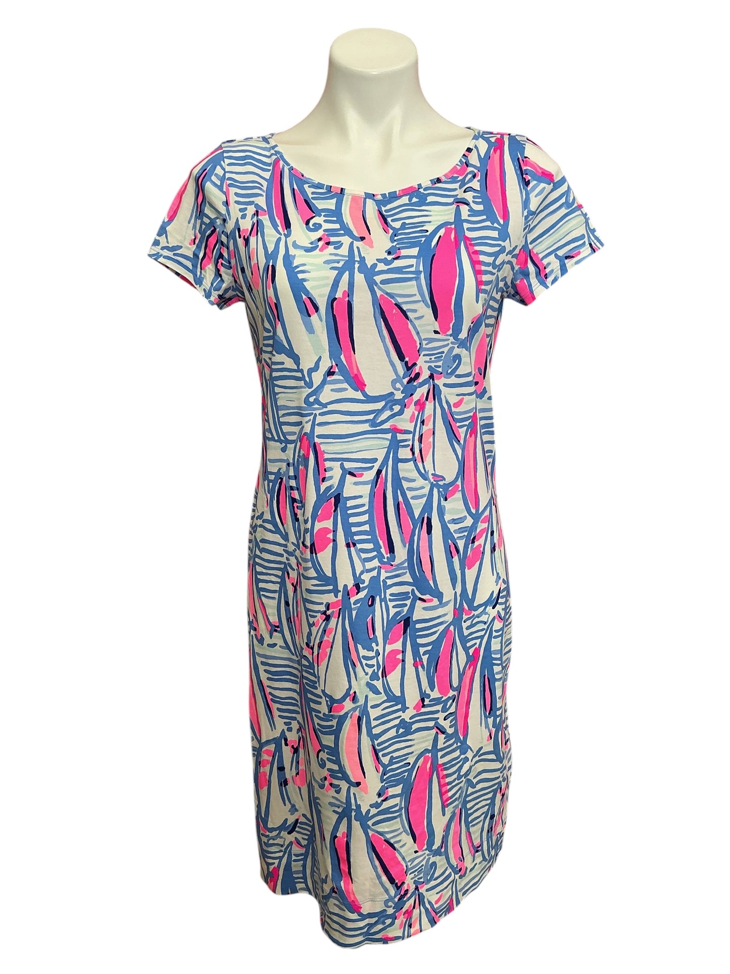 Lilly Pulitzer Marlowe Dress Red Right Return - Size M
