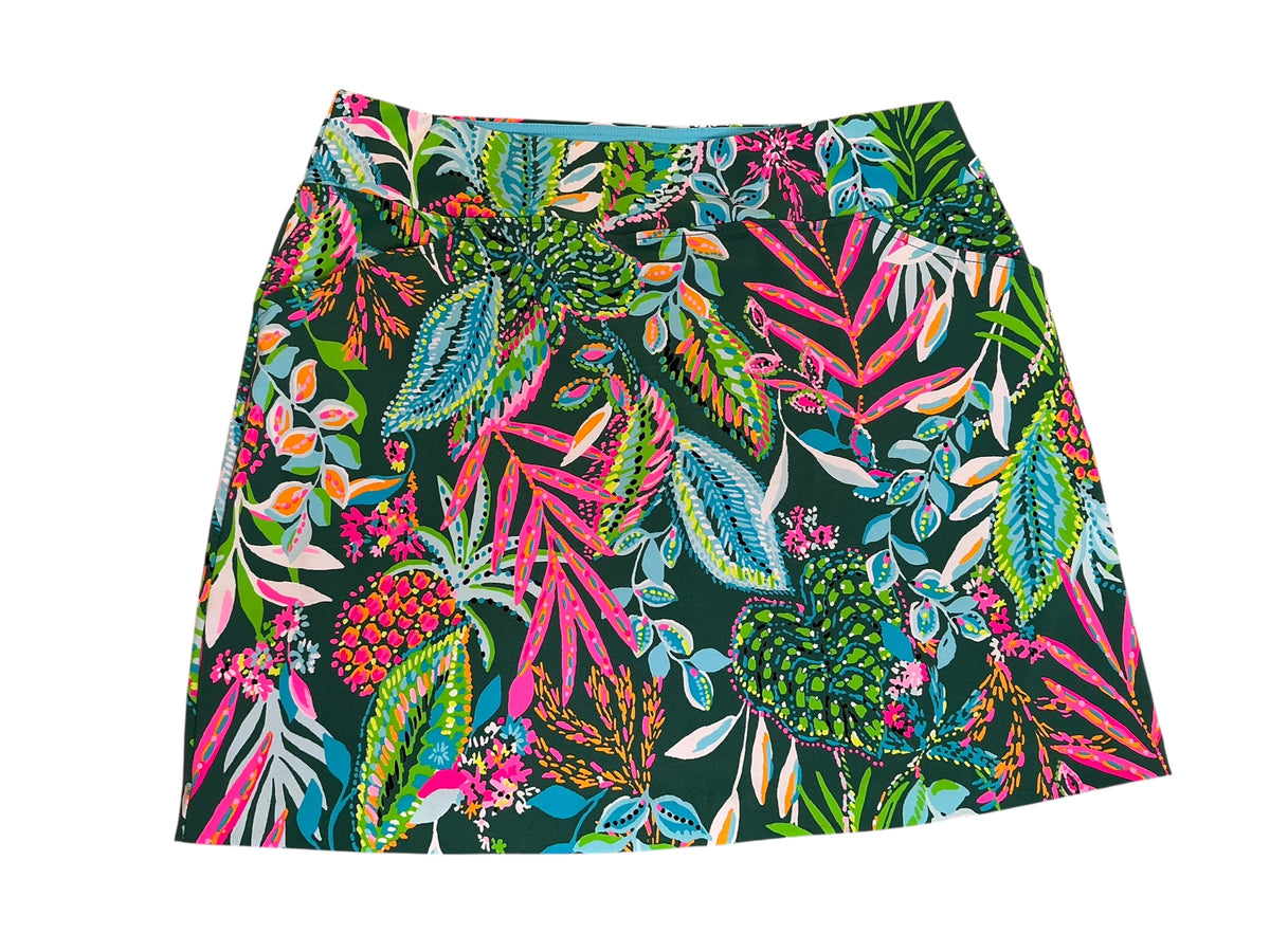 Lilly Pulitzer Luxletic Monica Skort Sunshine Jungle  - Size 12