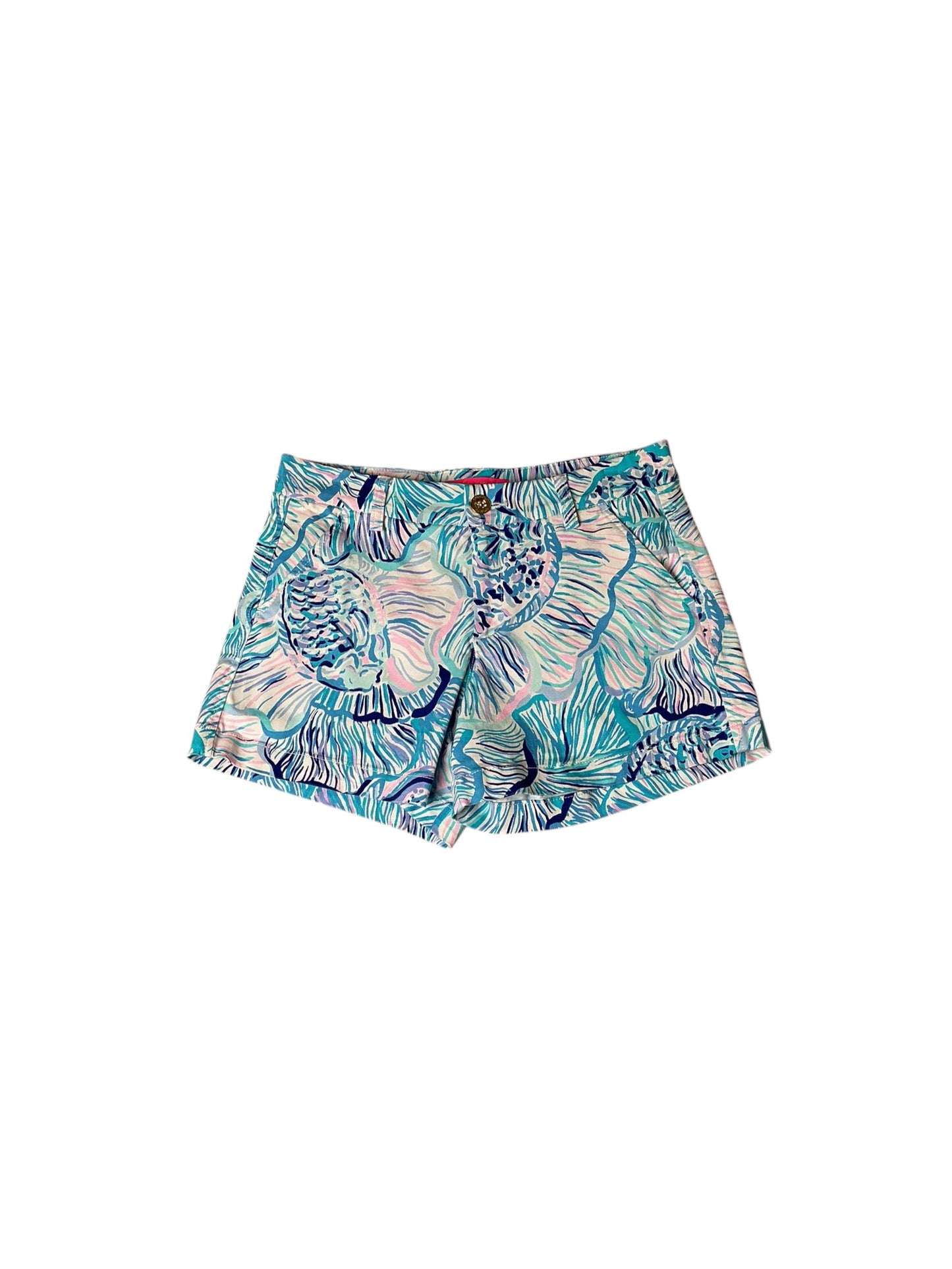 Lilly Pulitzer Kellar Stretch Shorts Fishful Thinking - Size 6