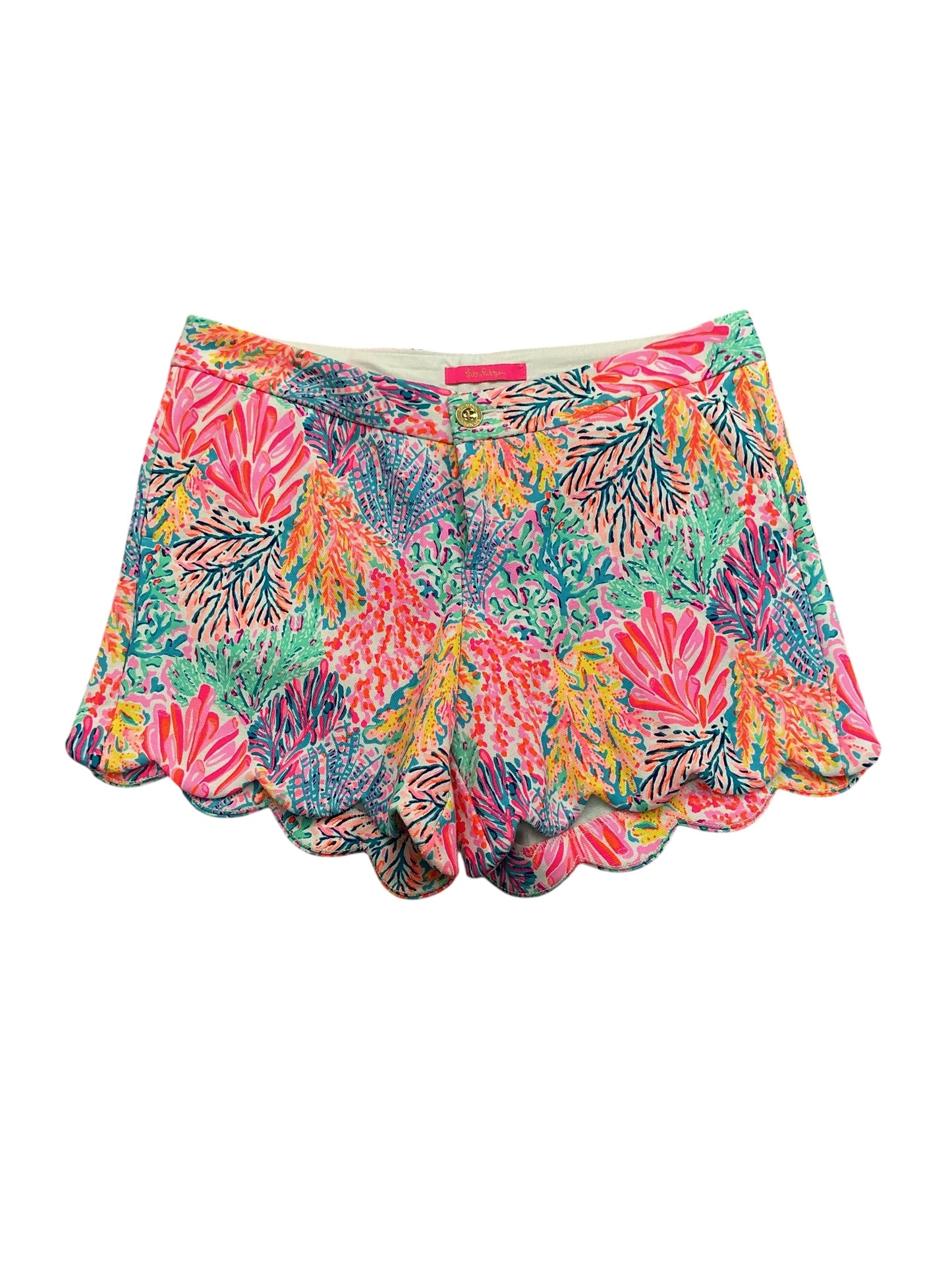Lilly Pulitzer Buttercup Knit Shorts Multi Splashdance - Size 10