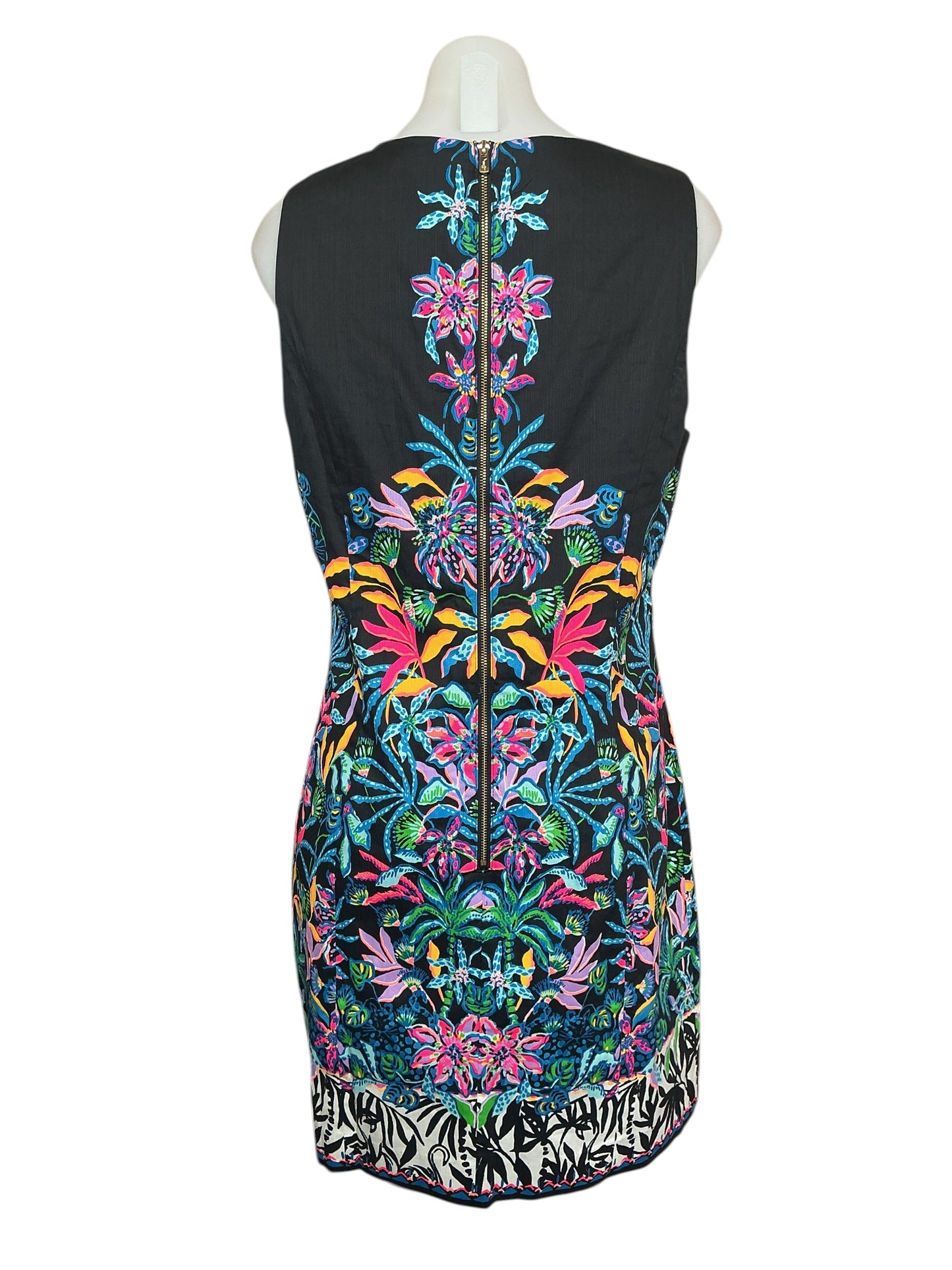 Lilly Pulitzer Mila Stretch Shift - Onyx Paradise Glow Engineered - Size 10
