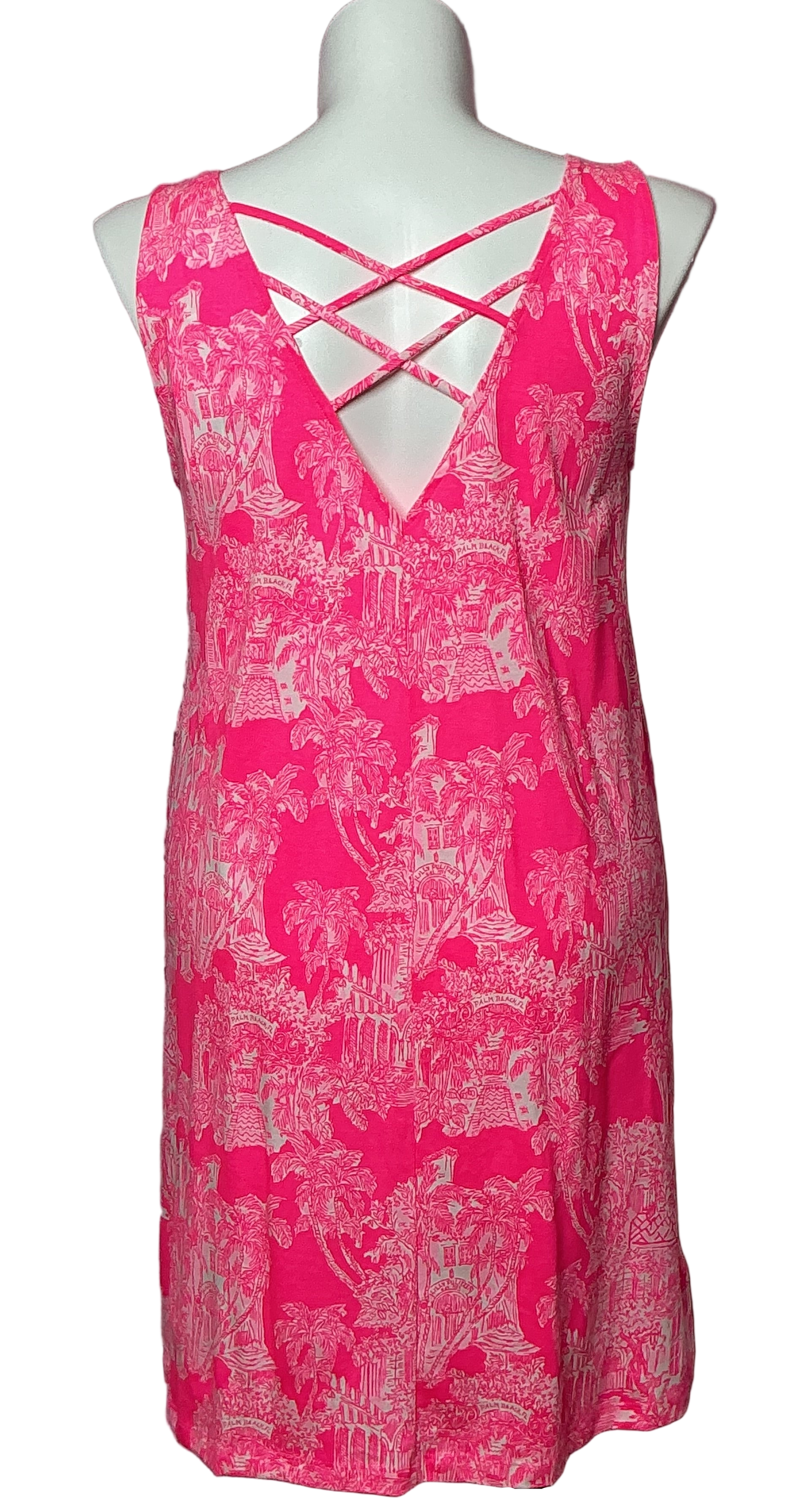 Lilly Pulitzer NWT - Kristen Dress - Roxie Pink PB Anniversary Toile - Size XL
