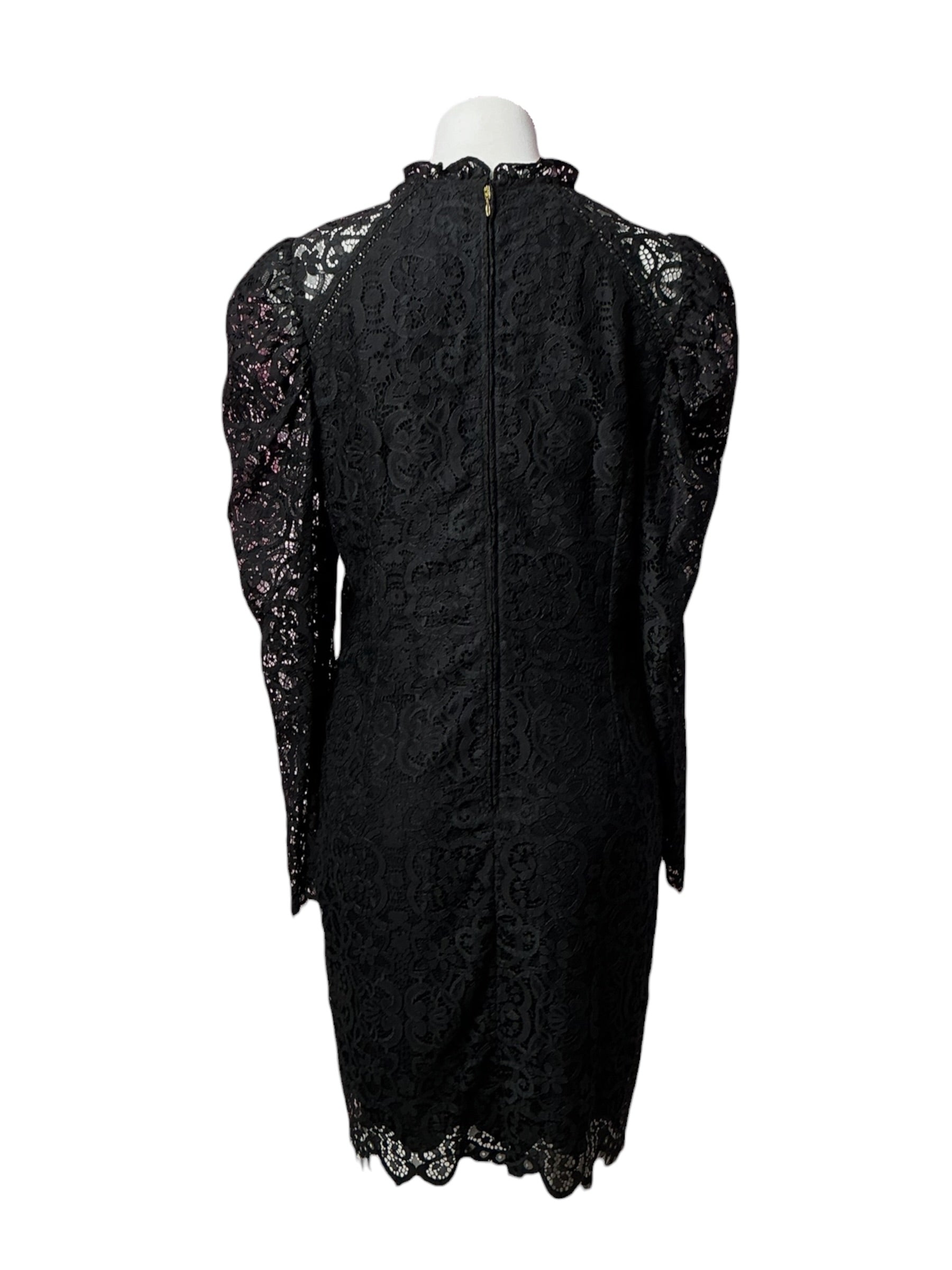 Lilly Pulitzer Averi Lace Dress Onyx Two Tone Carnival Lace - Size 12