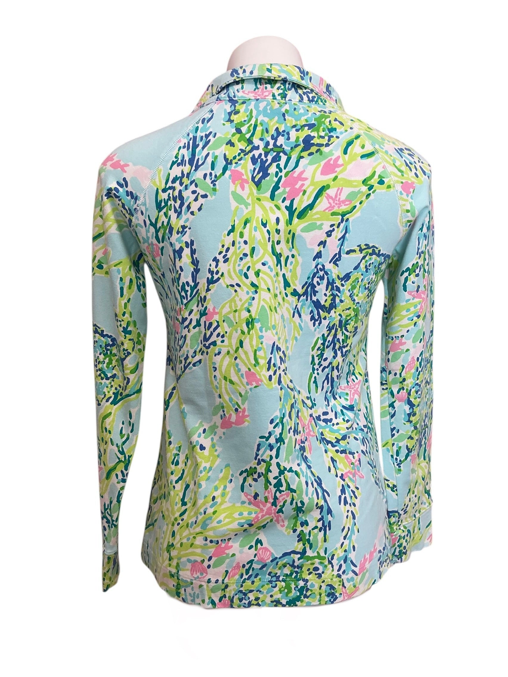 Lilly Pulitzer Skipper Popover Skye Blue Heaven - Size S