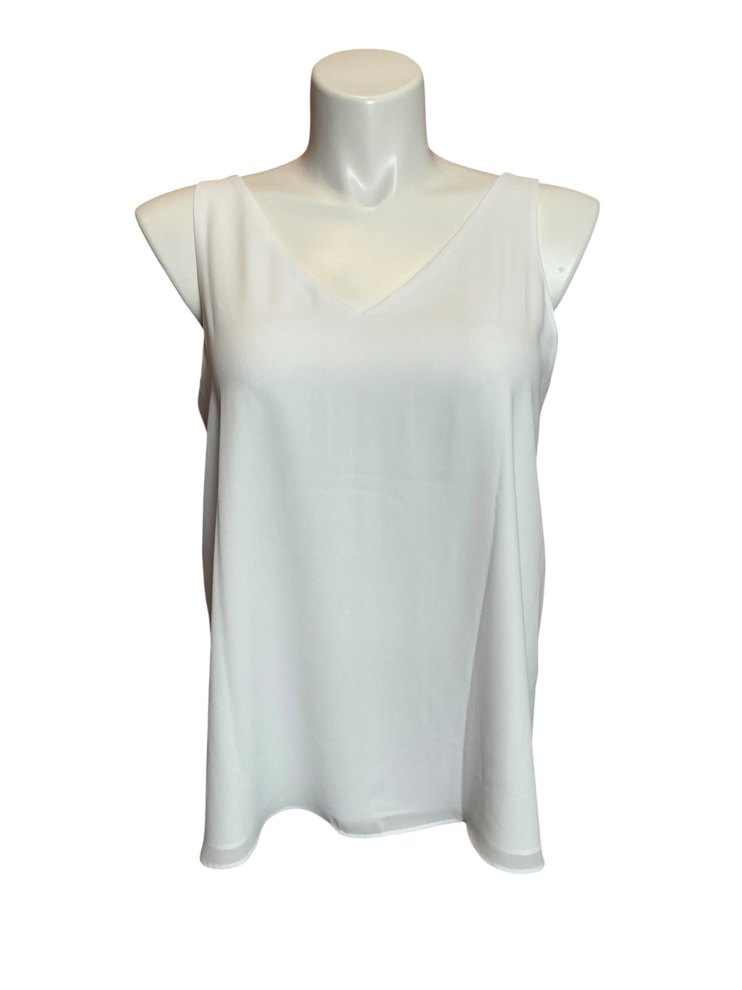 Lilly Pulitzer Florin Sleeveless V-Neck Resort White - Size L