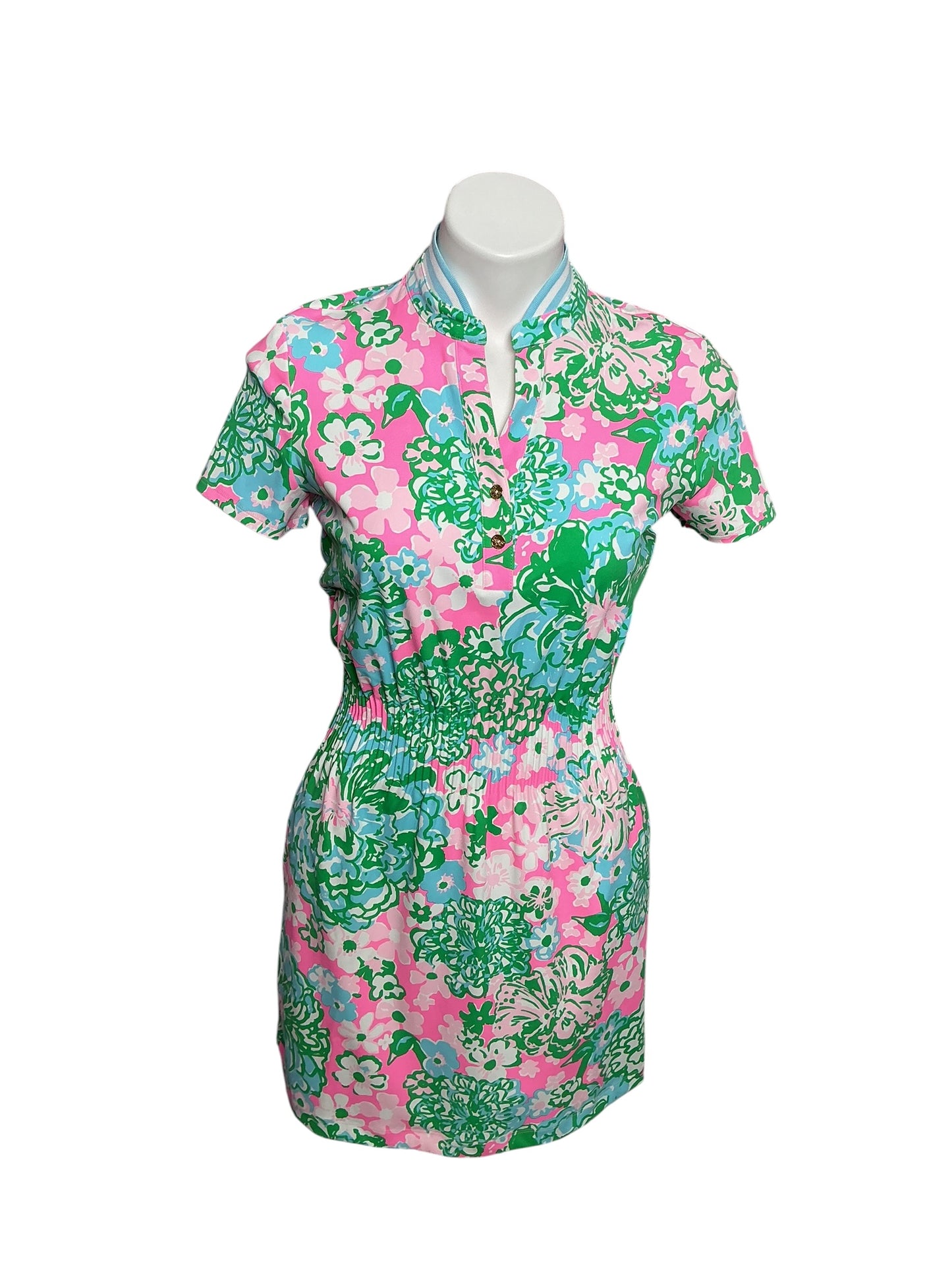 Lilly Pulitzer Luxletic Love UPF 50+ Active Dress Putting Green Hannah - Size XS