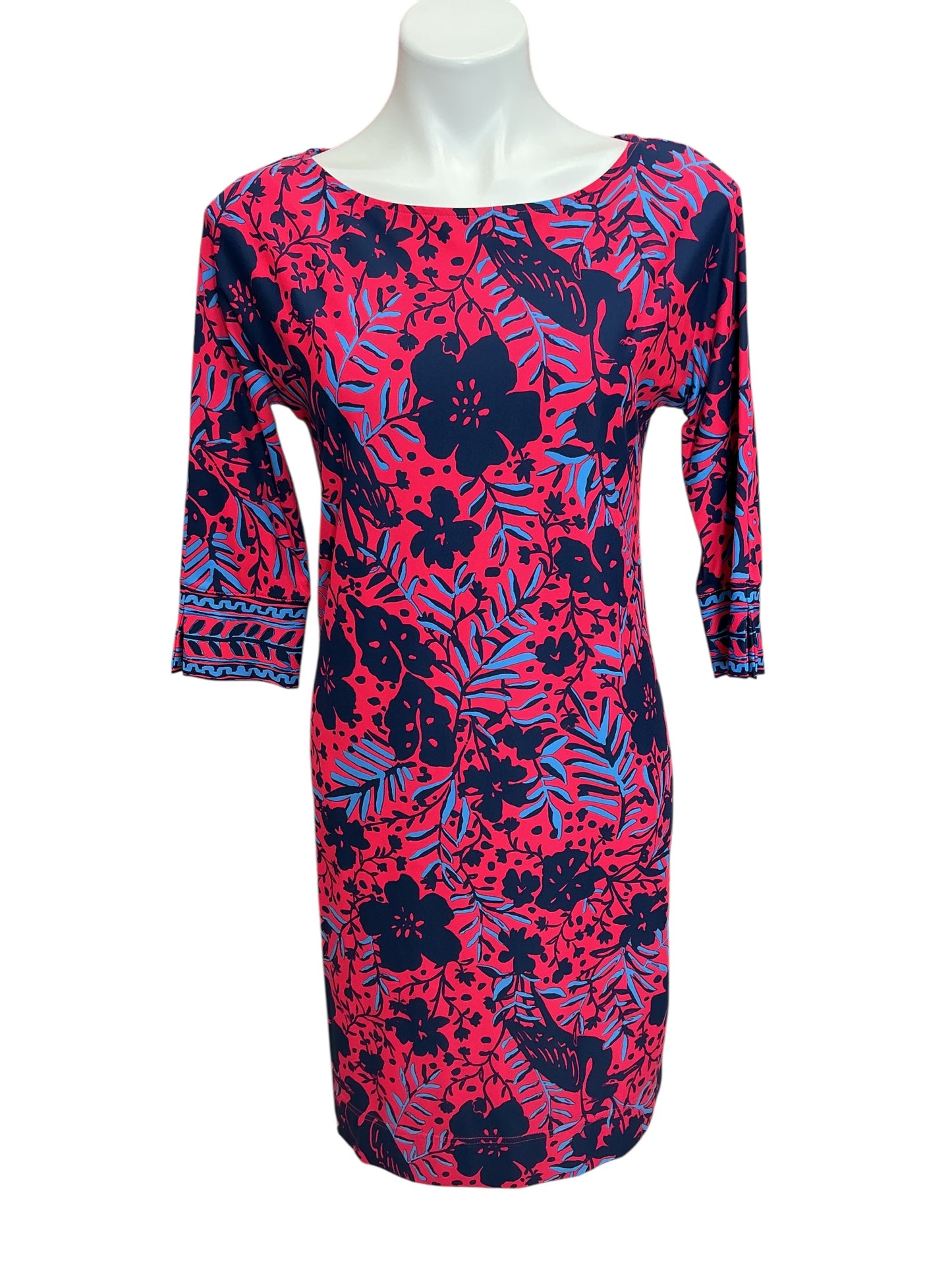 Lilly Pulitzer Braeden UPF 50+ ChillyLilly Braedyn Ruby Red Heron My Own Engineered - Size XS