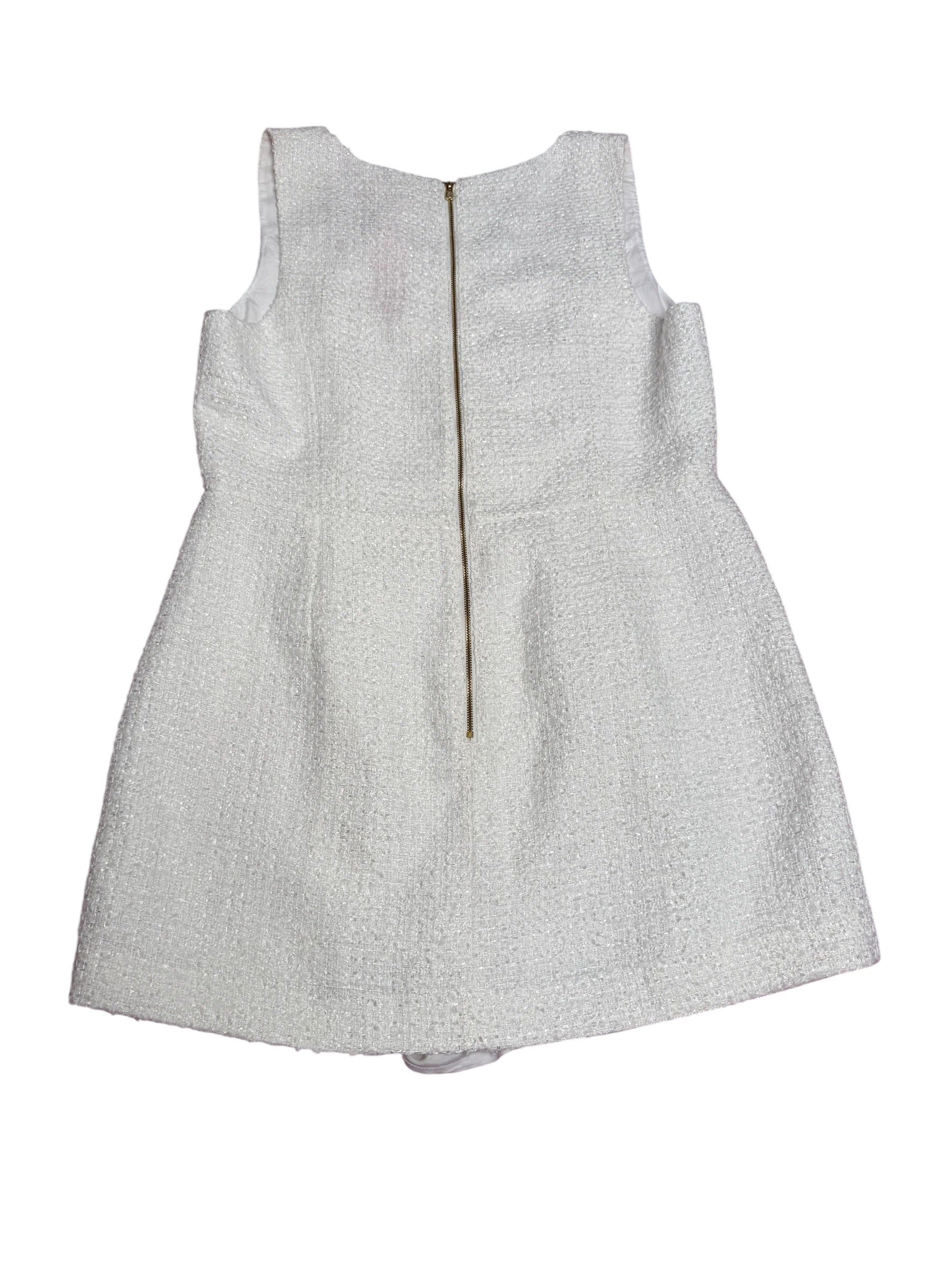 Lilly Pulitzer NWT Kalinara Skirted Romper, Resort White- Swirl Boucle Size 16