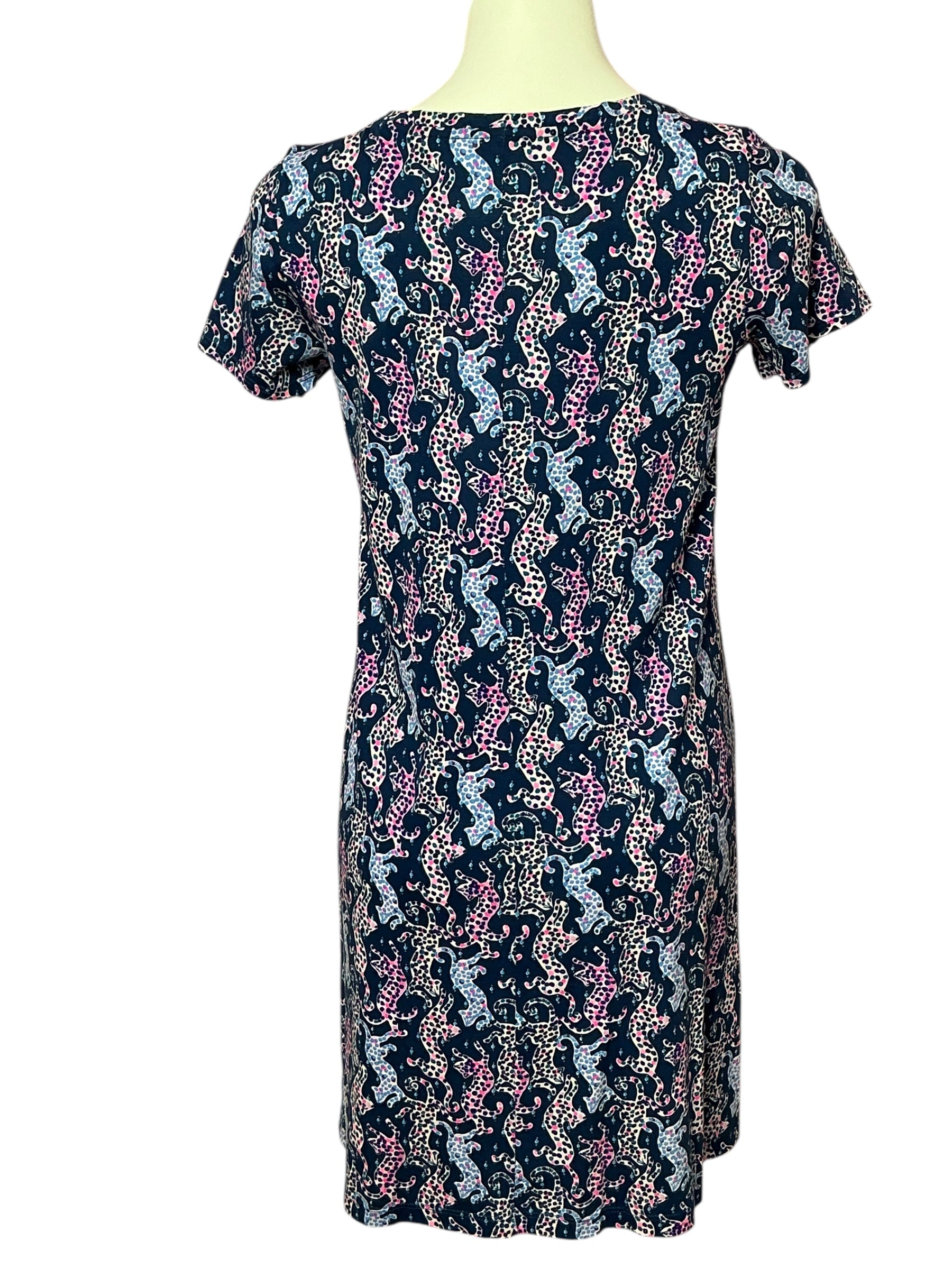 Lilly Pulitzer Cody Dress - Oyster Bay Navy On The Catwalk - Size S