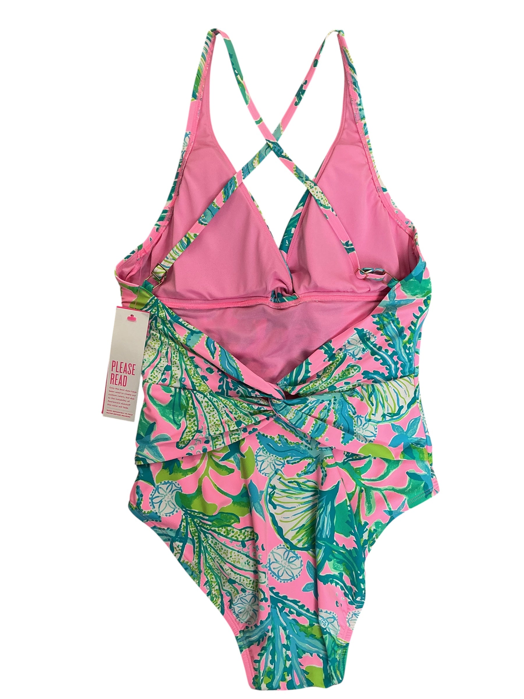 Lilly Pulitzer NWT Mallie One Piece Swimsuit Mandevilla Baby Hip Nautic - Size 6