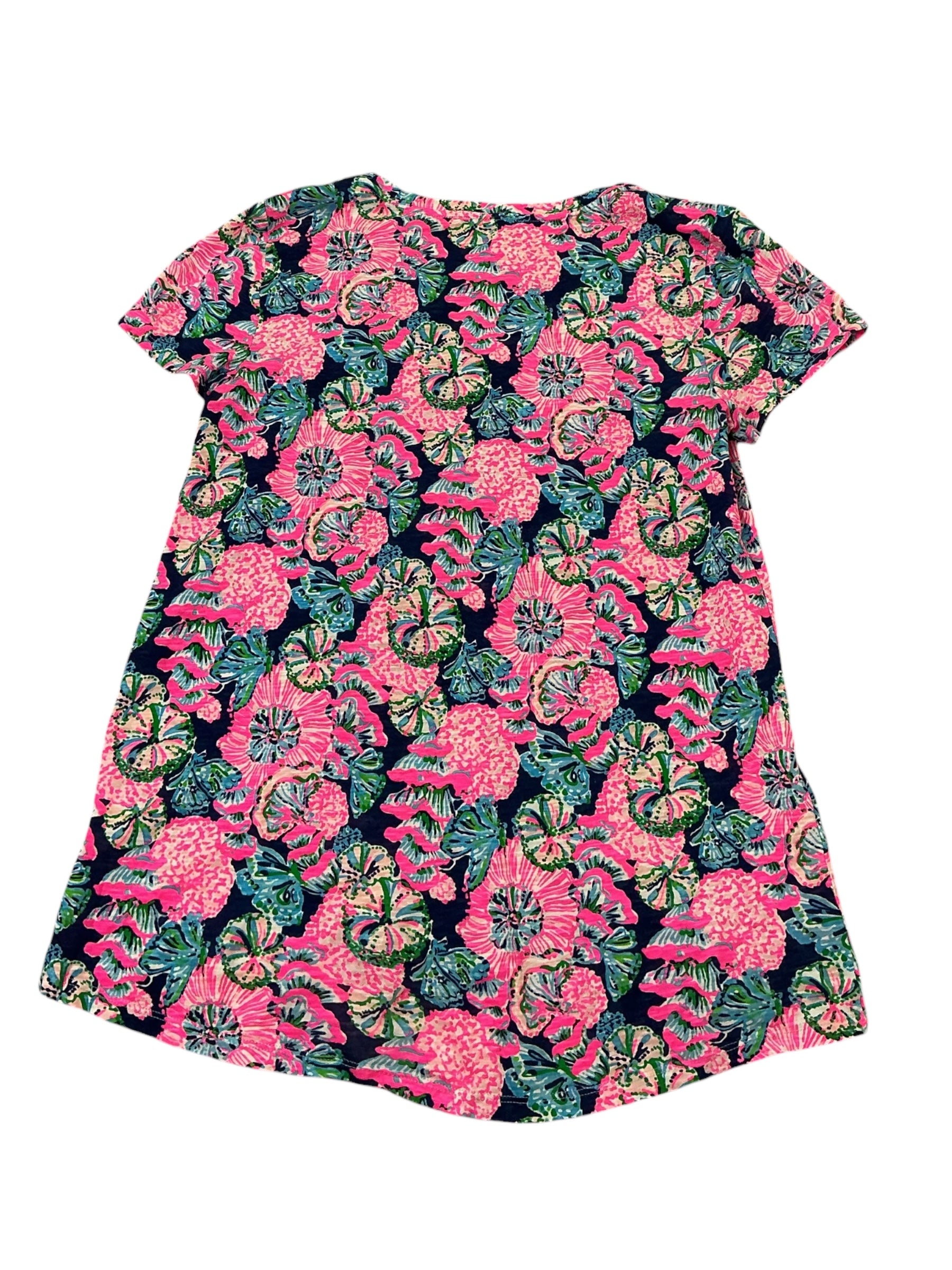 Lilly Pulitzer - Etta Scoop Neck - Oyster Bay Navy Bedroom With A View - Size S