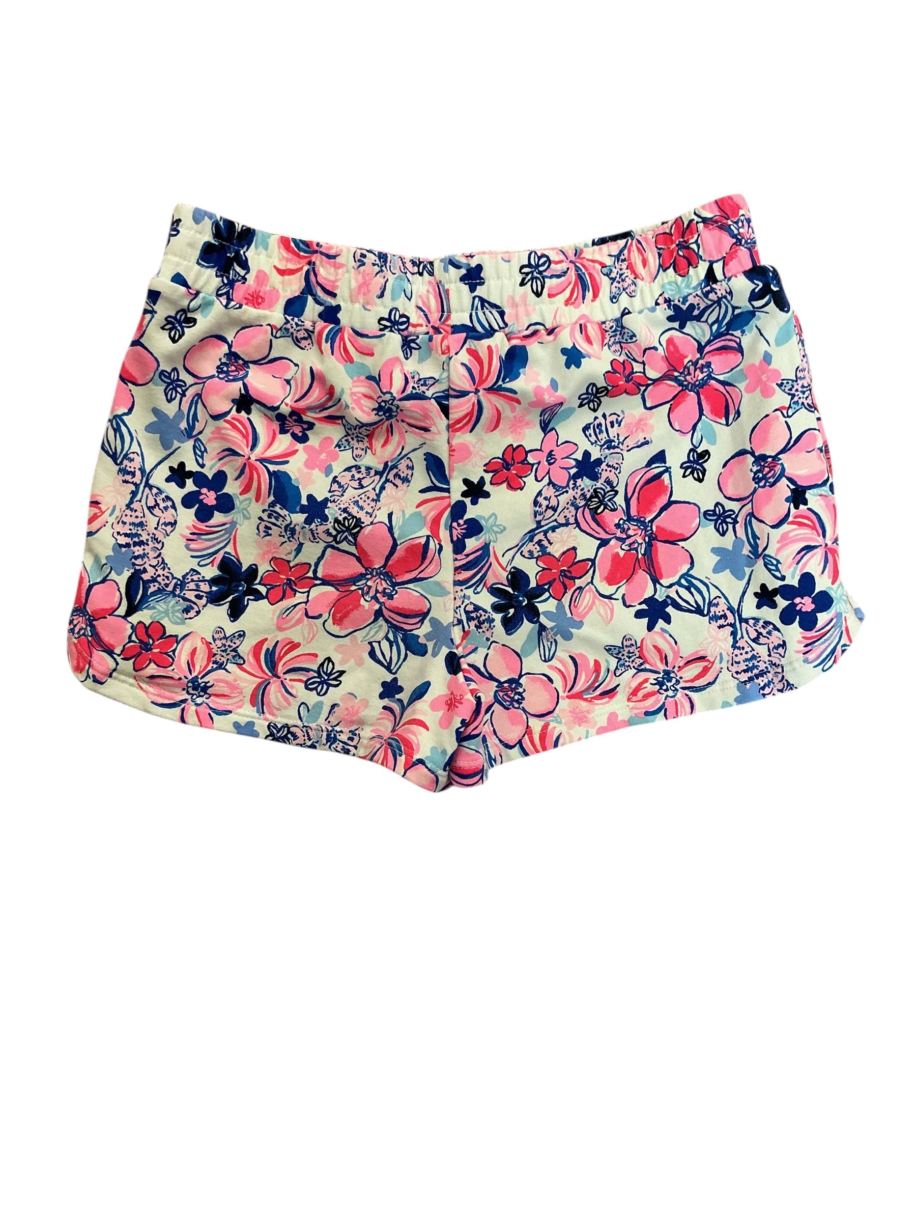 Lilly Pulitzer Kids Girls Midea Shorts Resort White Party Like A Lobstar - Size M 6-7