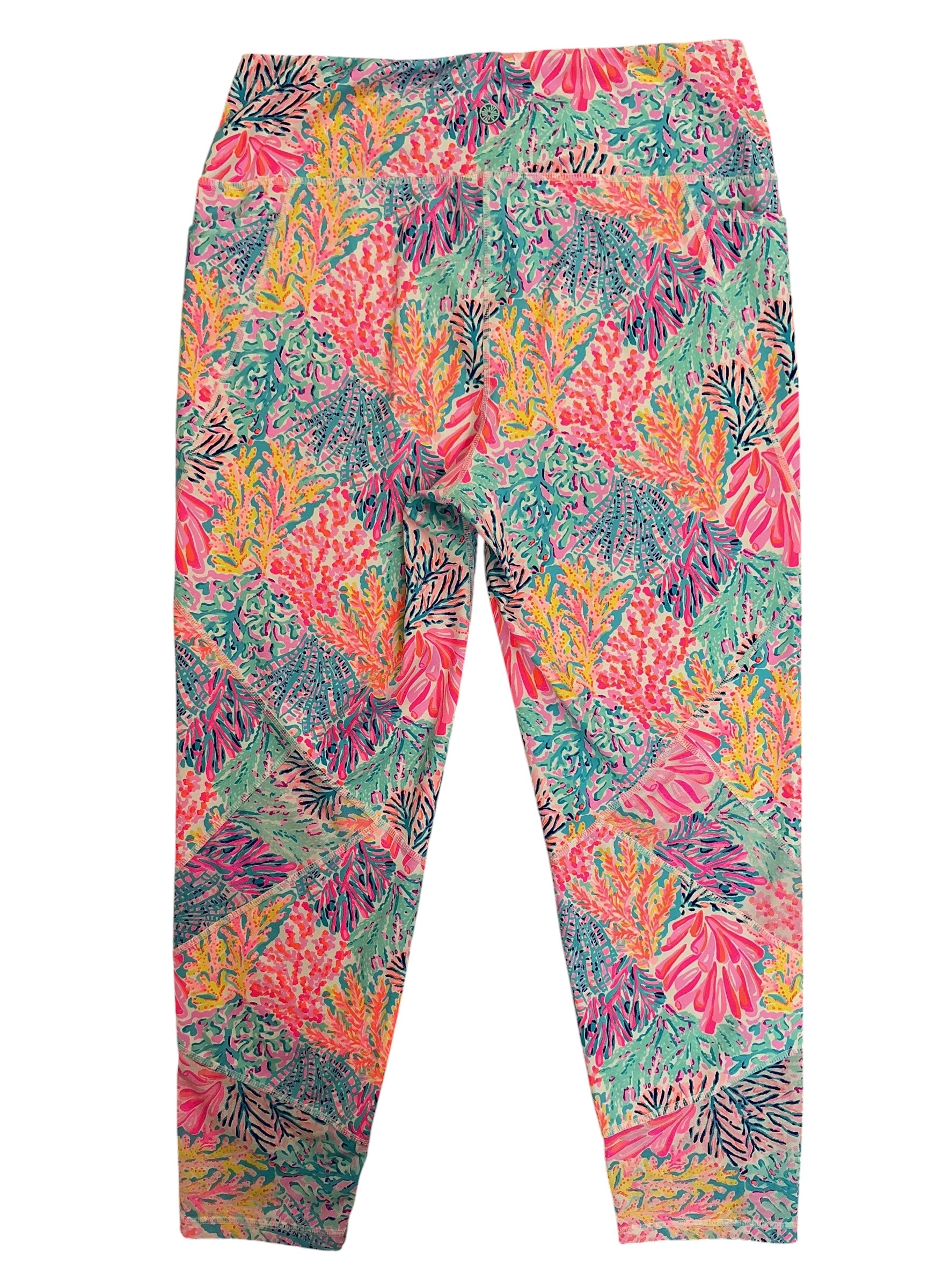 Lilly Pulitzer Weekender High Rise Pants Multi Splashdance - Size XL