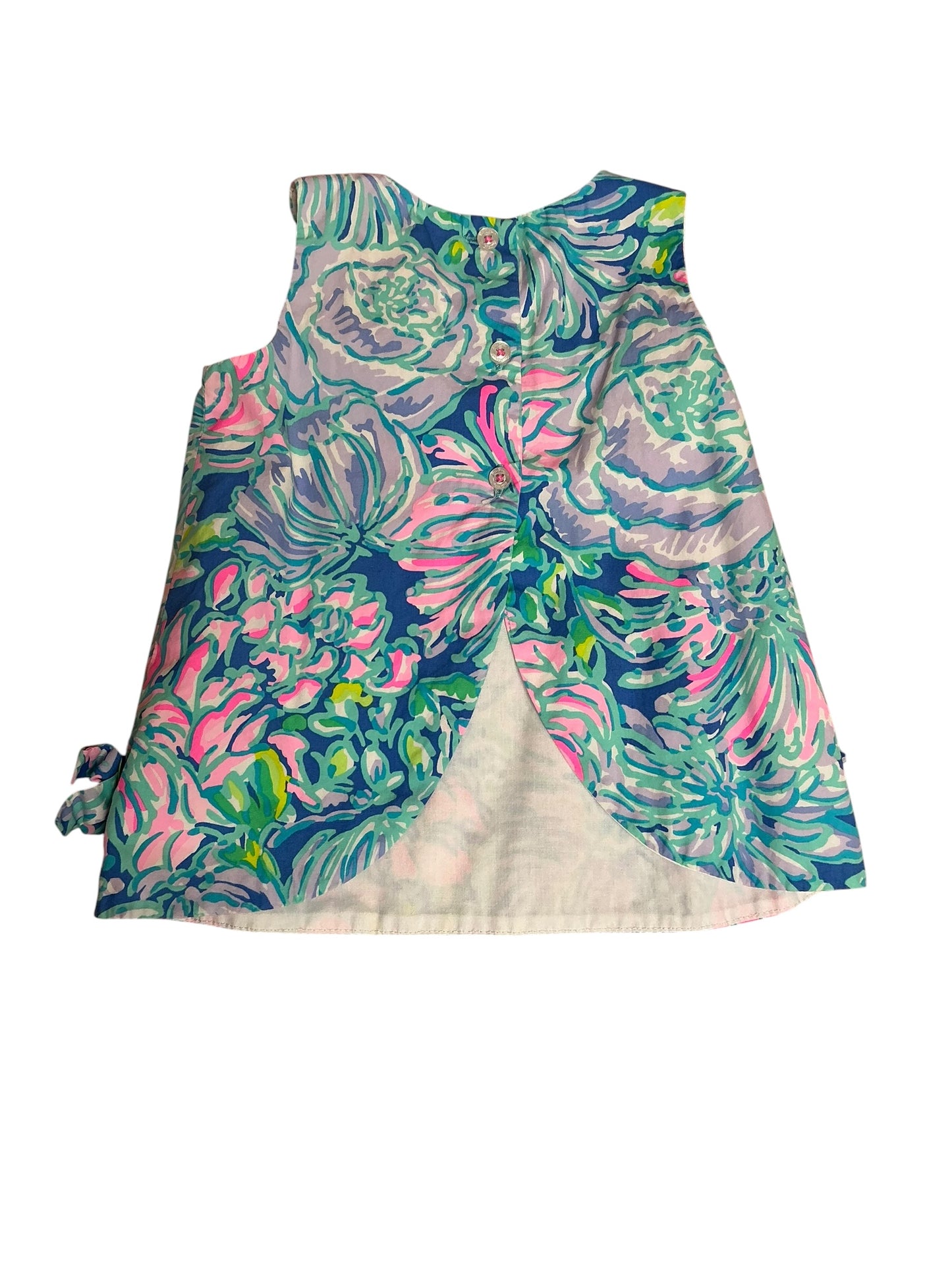 Lilly Pulitzer Baby Lilly Shift Dress Swizzle In - Size 6-12m As Is
