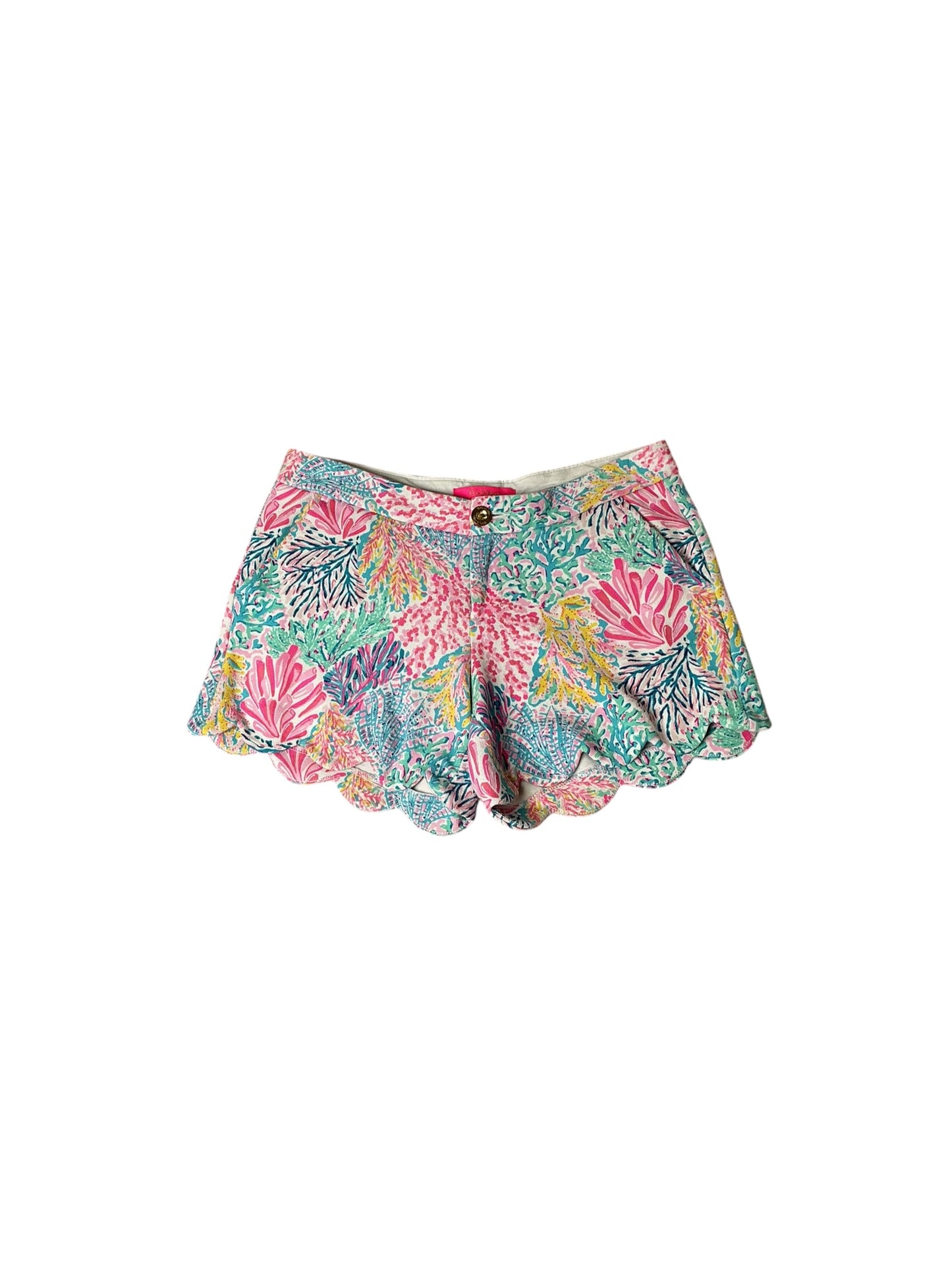 Lilly Pulitzer Buttercup Knit Short Multi Splashdance - Size 4