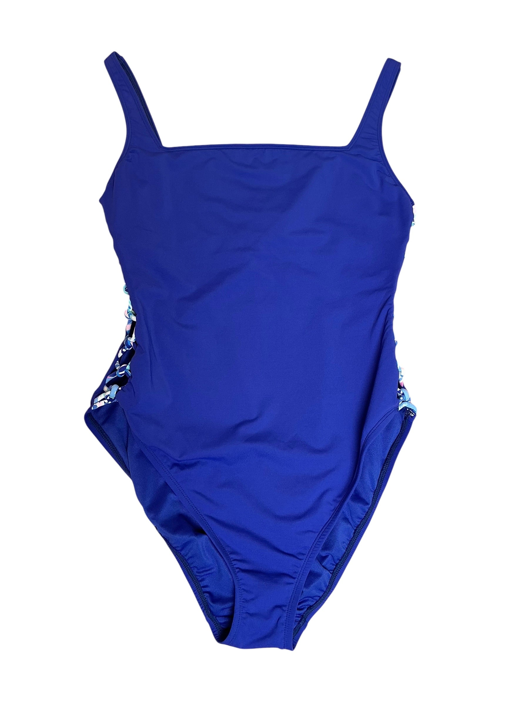 Lilly Pulitzer Morri One-Piece Swimsuit Corsica Blue - Size 12