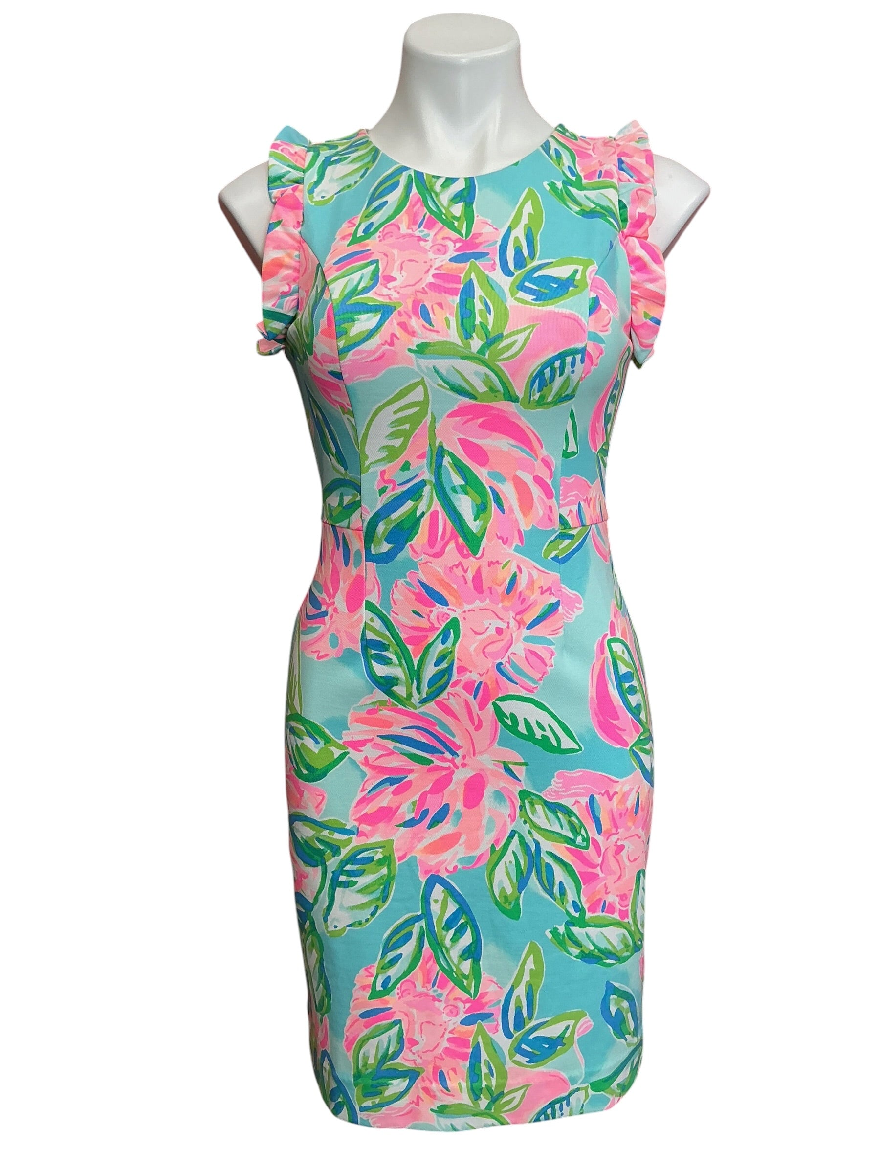 Lilly Pulitzer NWT Carmelisa Shift Dress Multi Totally Blossom - Size 00