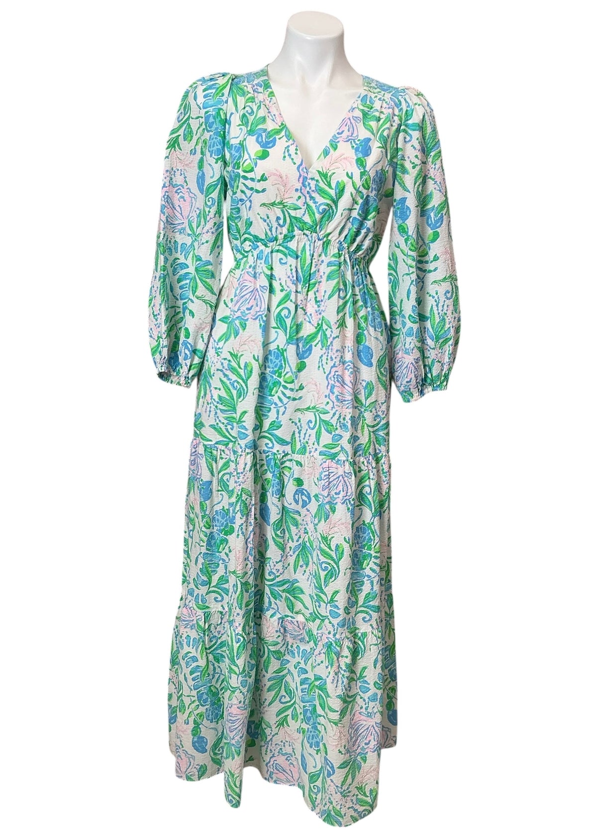 Lilly Pulitzer Deacon Maxi Dress Resort White Just A Pinch - Size 2