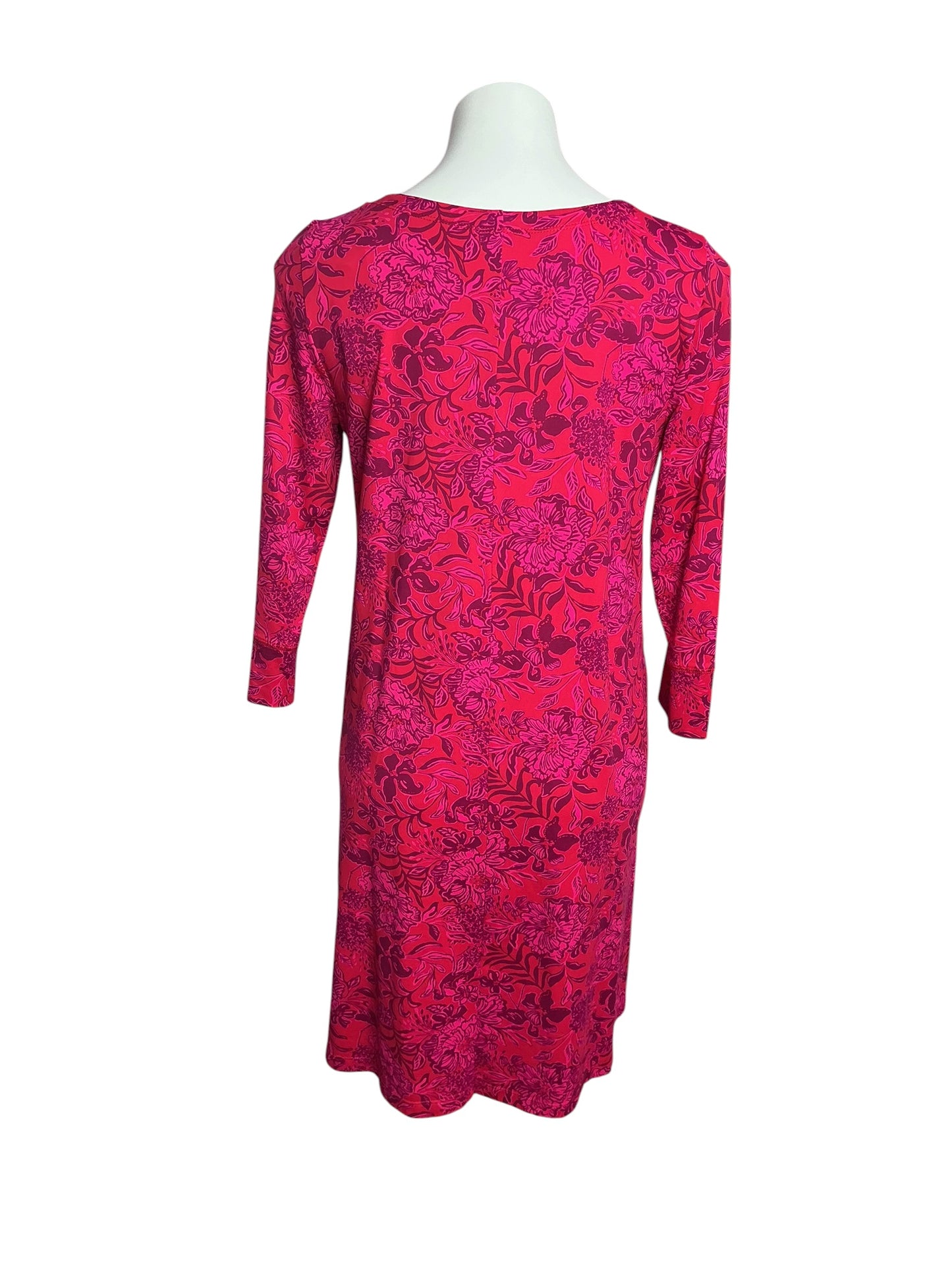 Lilly Pulitzer Solia ChillyLilly Dress Amaryllis Red Secret Hideaway - Size M
