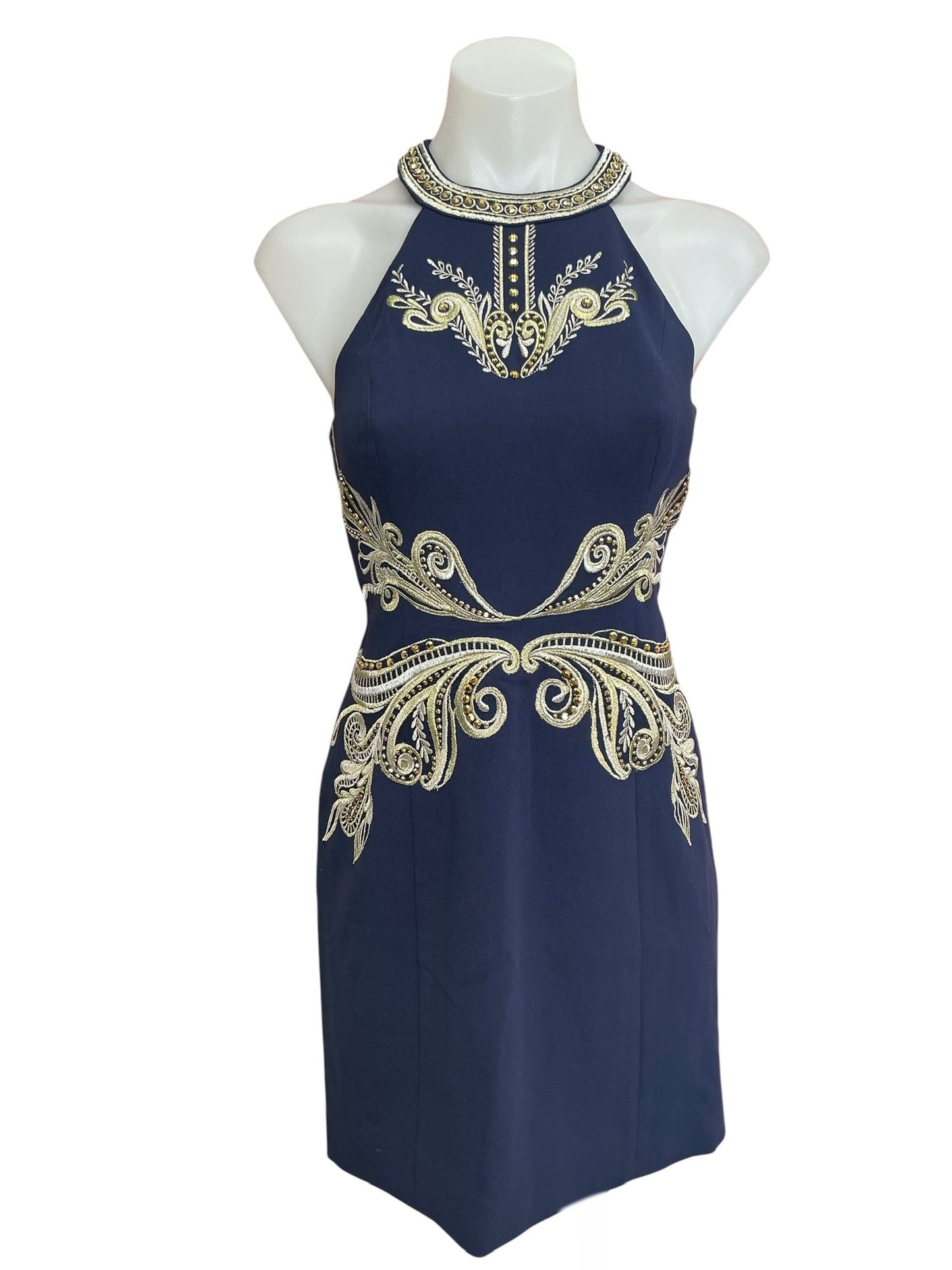 Lilly Pulitzer Benita Shift Dress True Navy - Size 00