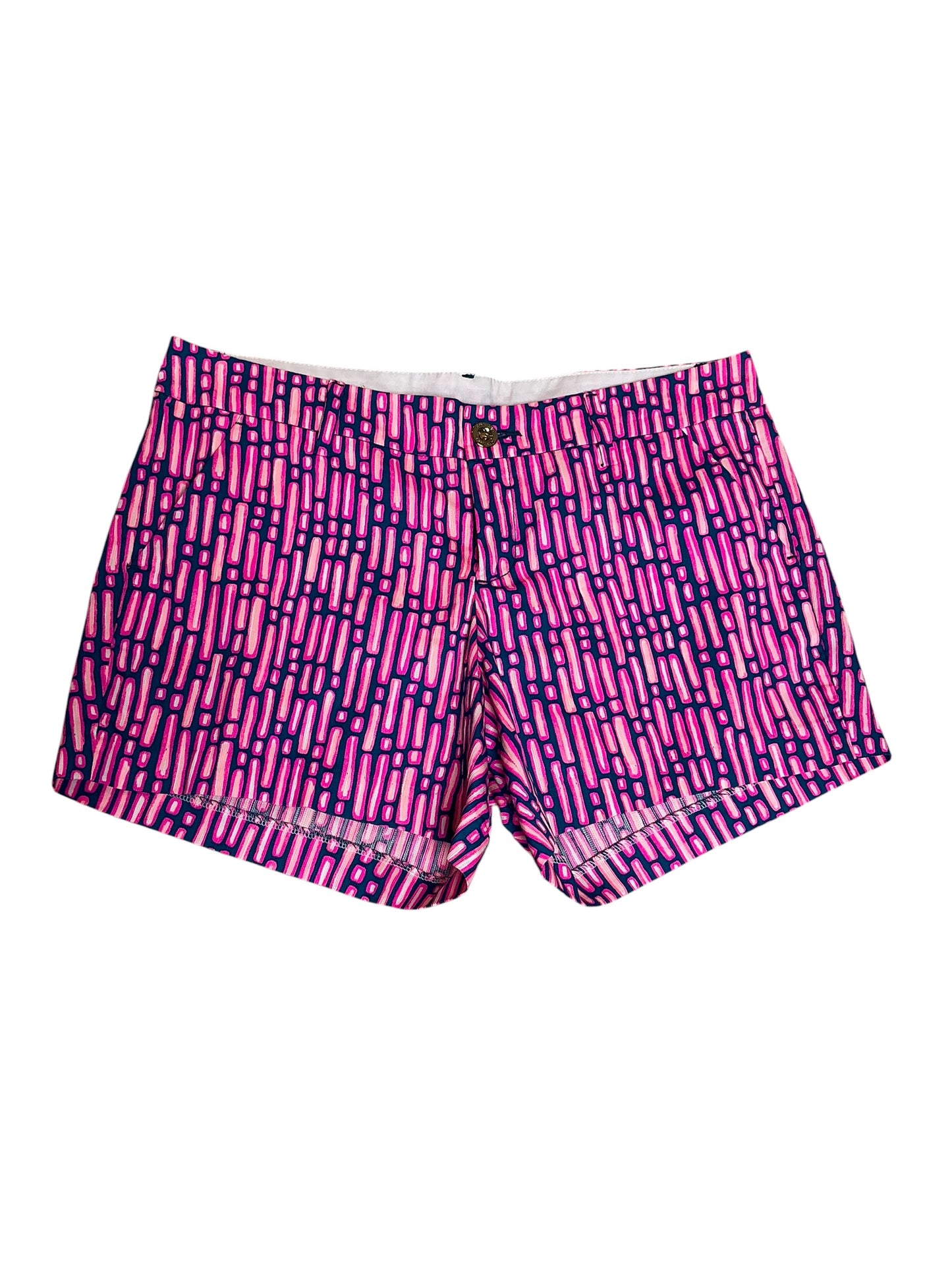 Lilly Pulitzer Callahan Short Mandevilla Pink Slathouse Stripe - Size 8