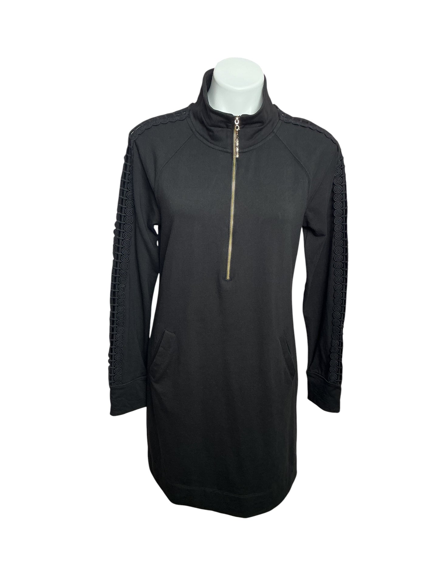 Lilly Pulitzer Skipper Popover Dress Onyx Black - Size M